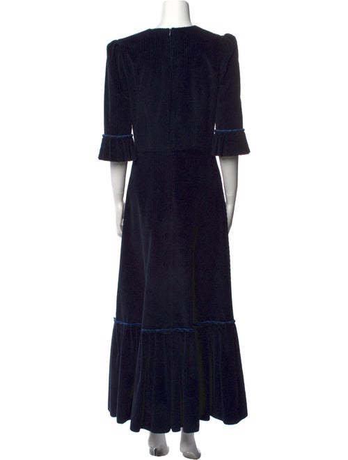 The Vampire's Wife Crew Neck Long Dress