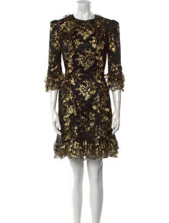 The Vampire's Wife Silk Knee-Length Dress