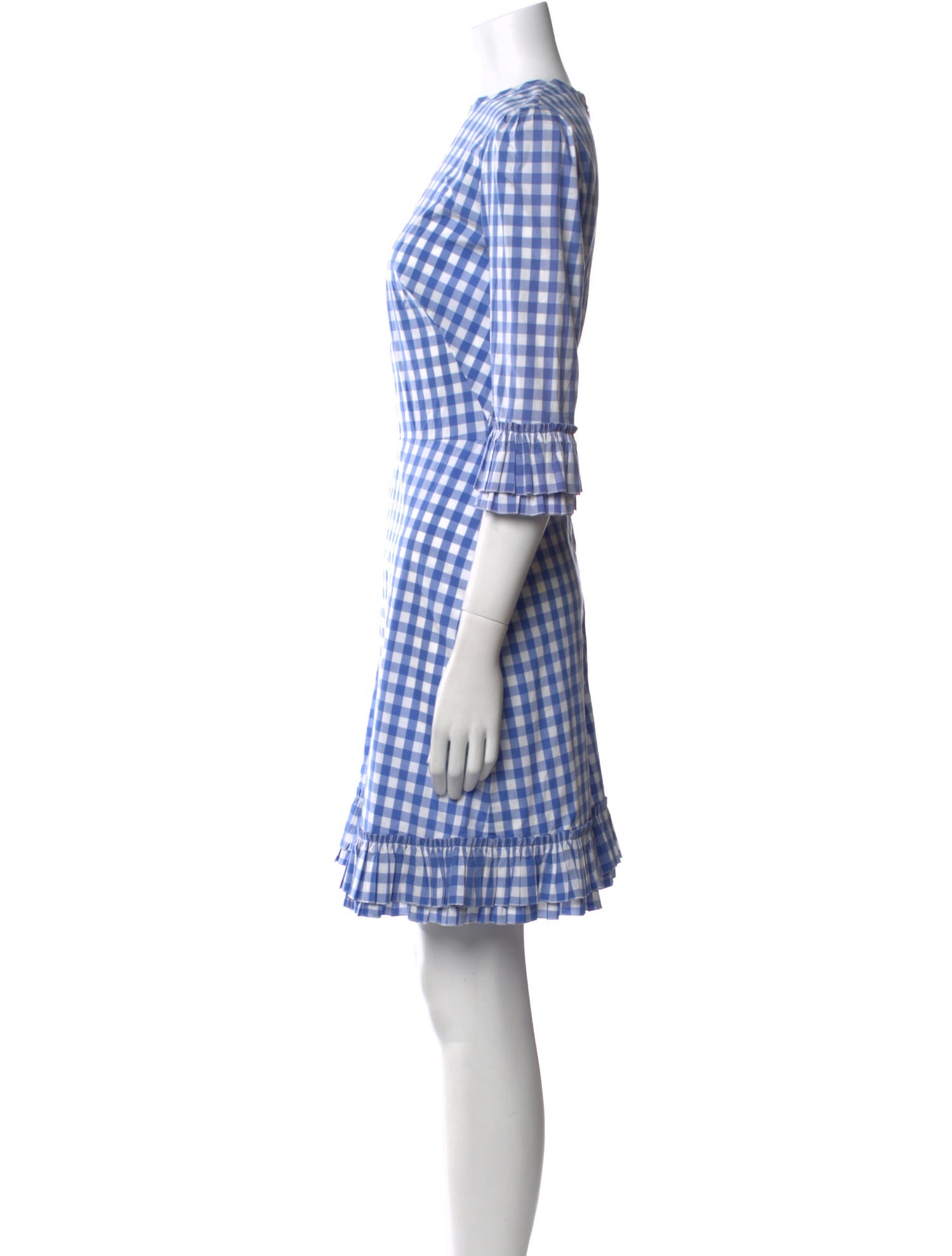 The Vampire's Wife Plaid Print Mini Dress