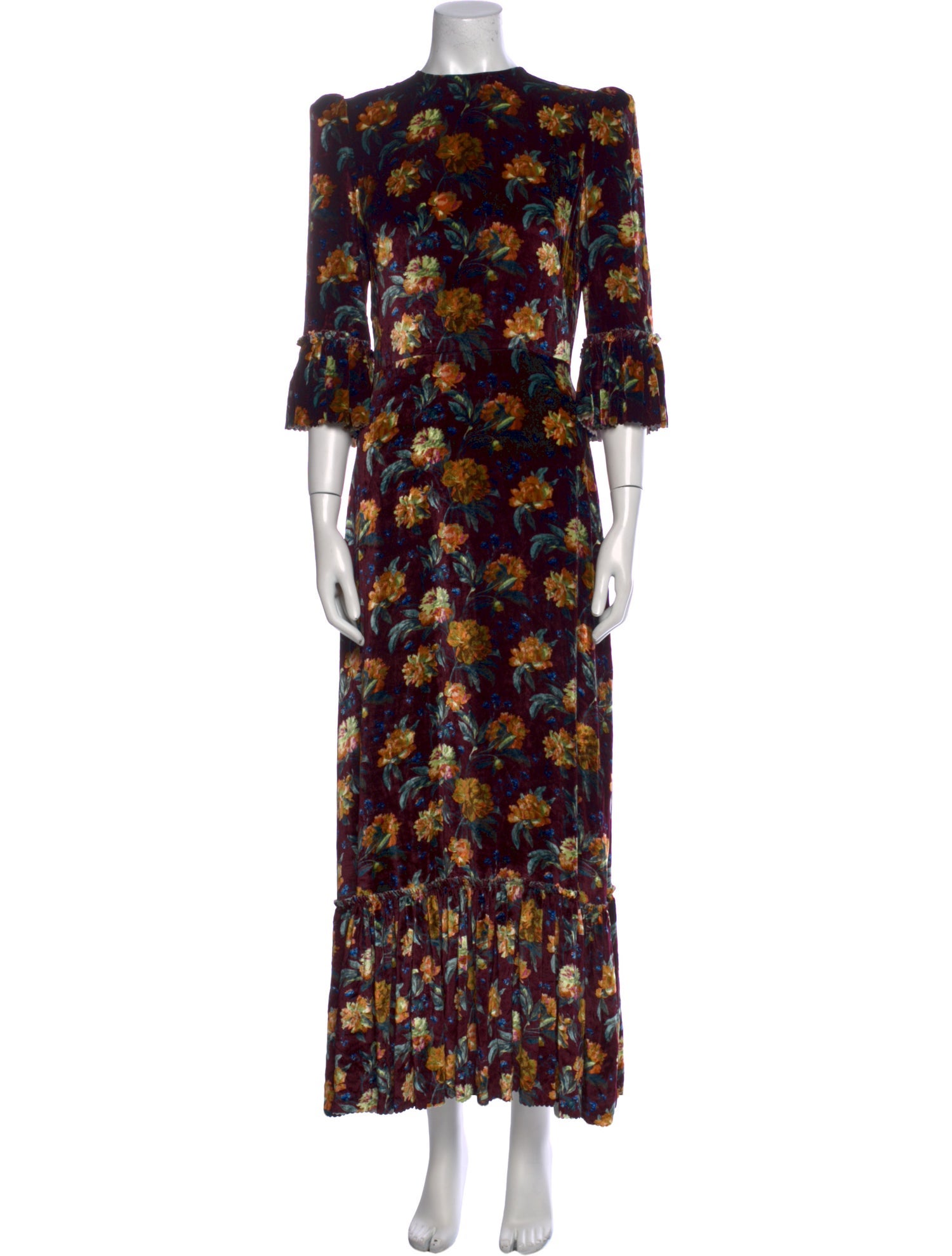 The Vampire's Wife Floral Print Long Dress