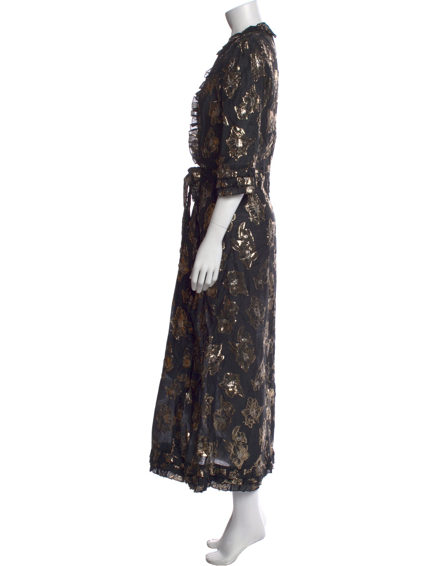 The Vampire's Wife Floral Print Long Dress