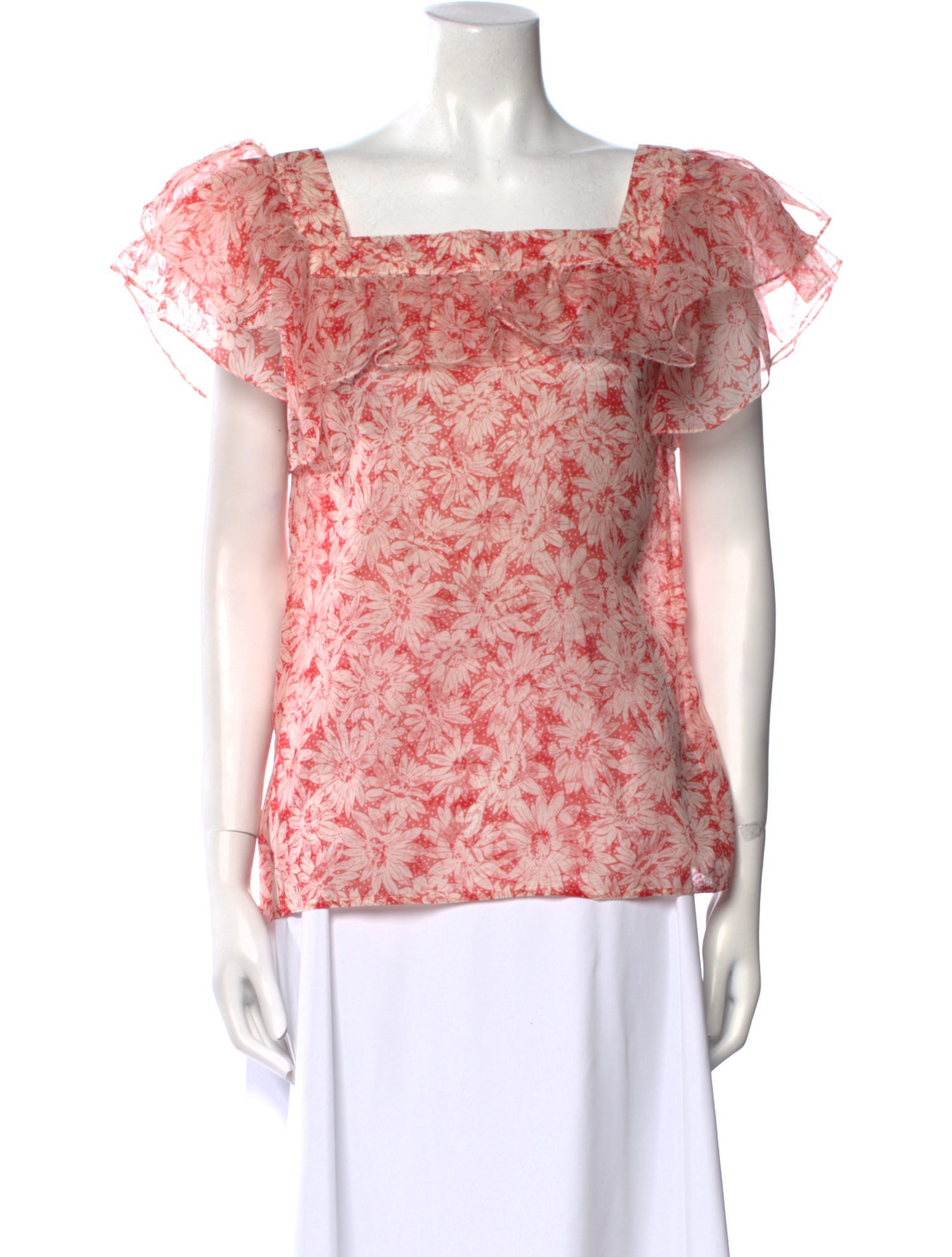 The Vampire's Wife Silk Floral Print Blouse