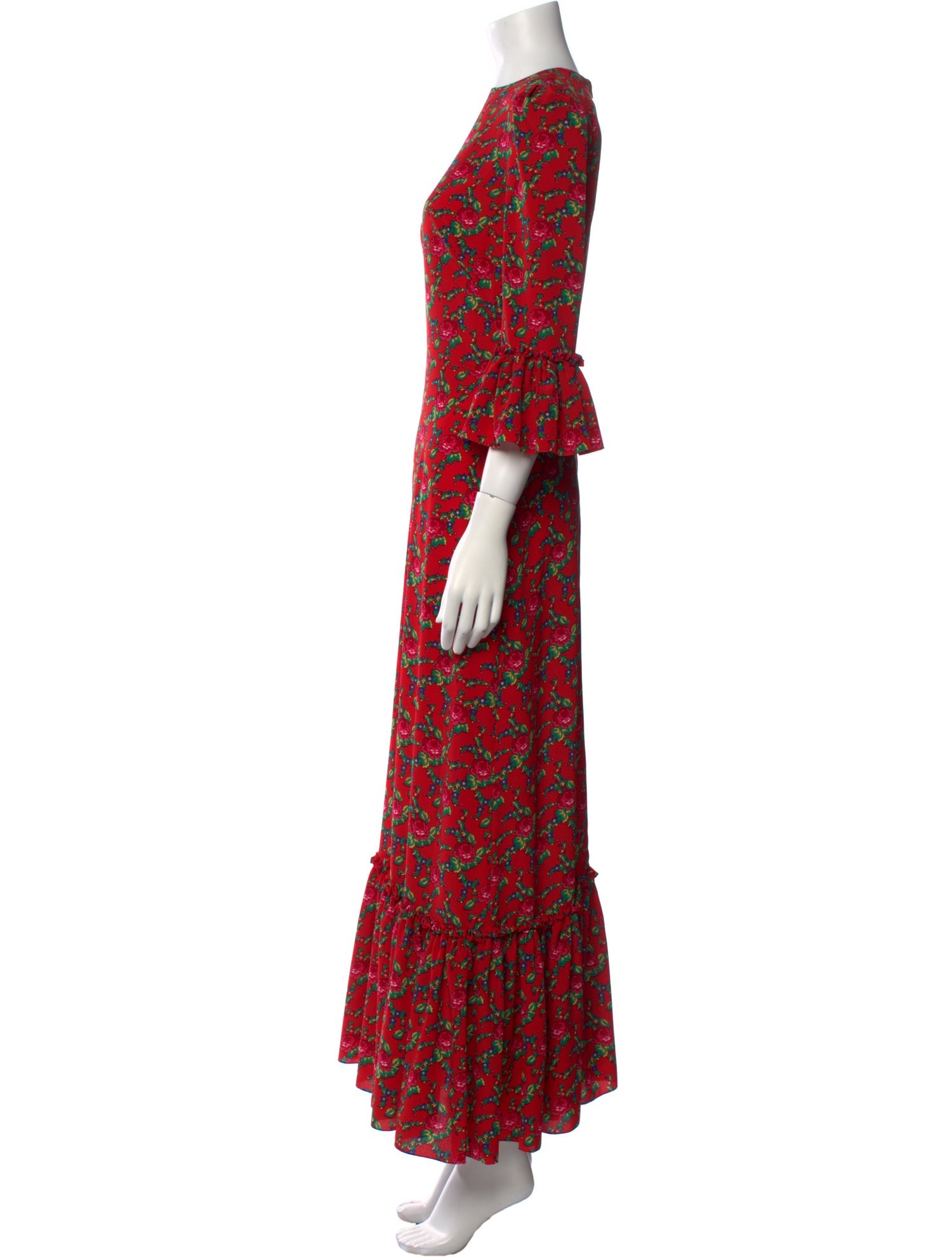 The Vampire's Wife Floral Print Long Dress