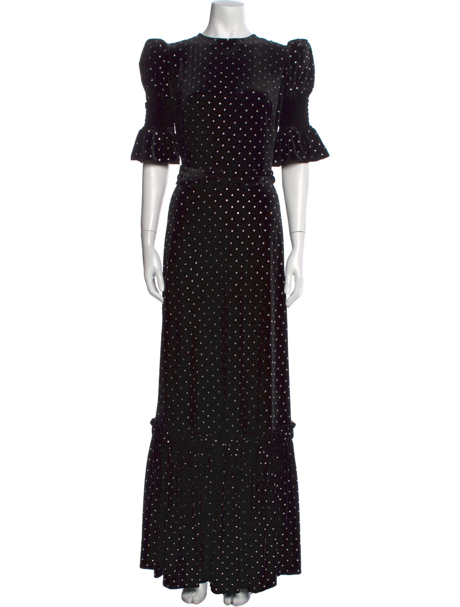 The Vampire's Wife Polka Dot Print Long Dress w/ Tags