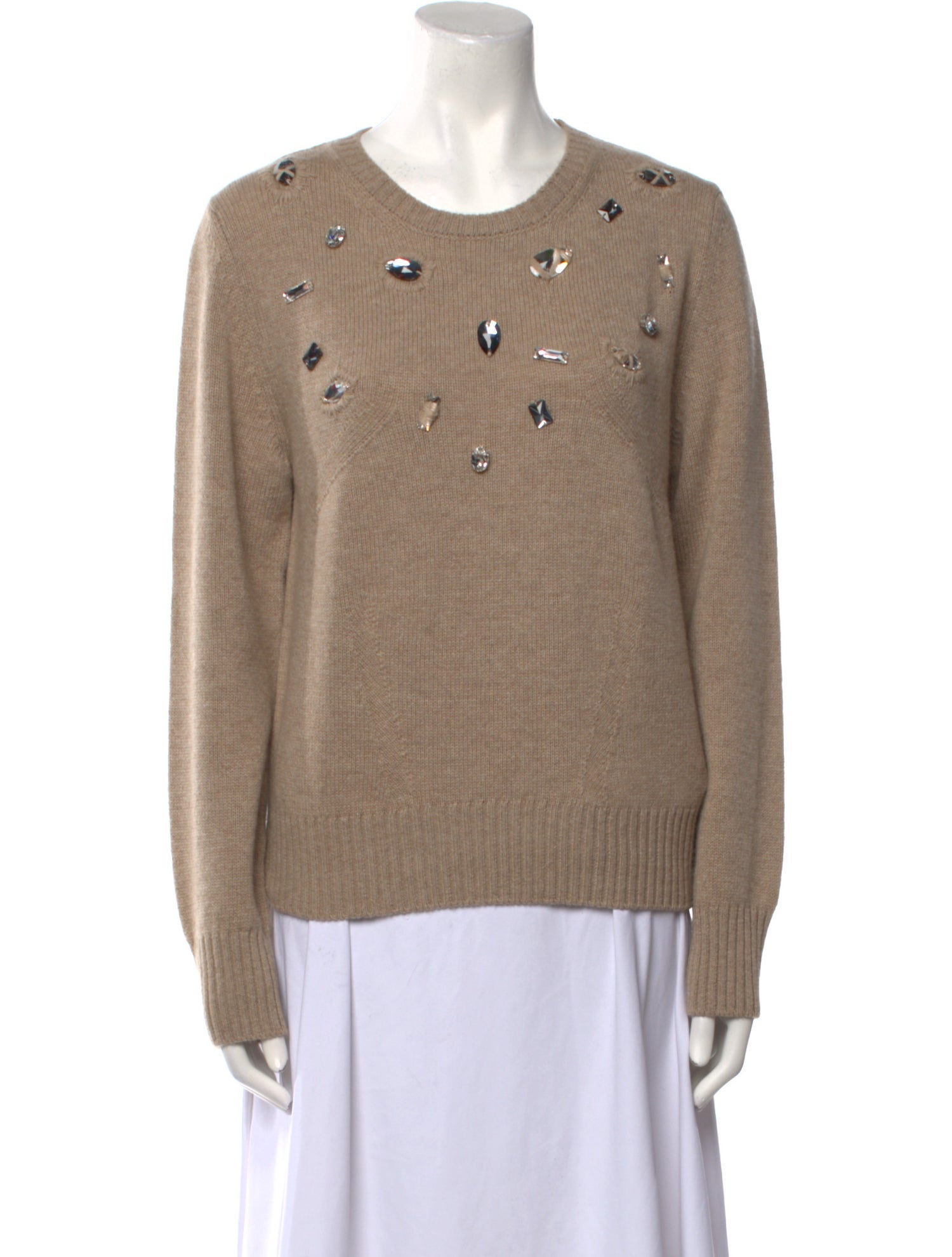 Vanise Wool Scoop Neck Sweater