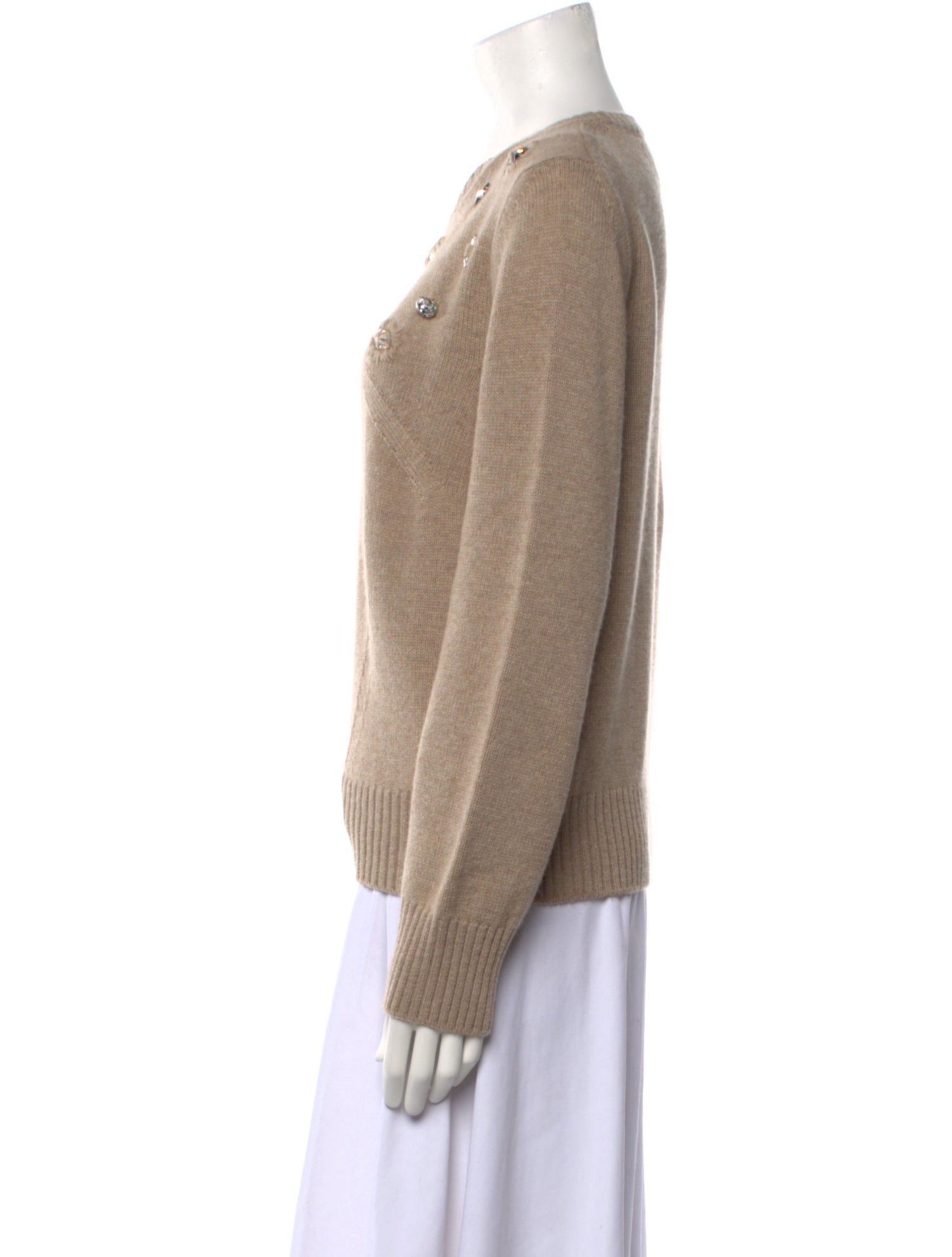 Vanise Wool Scoop Neck Sweater