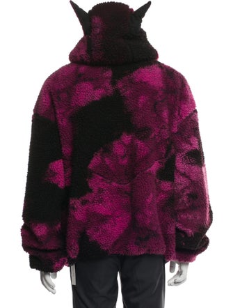 Vandy the Pink Printed Puffer Coat