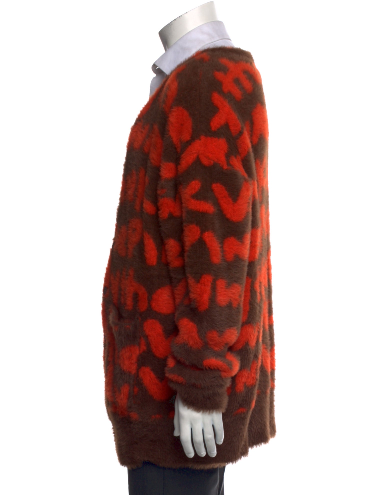 Vandy the Pink Printed V-Neck Cardigan