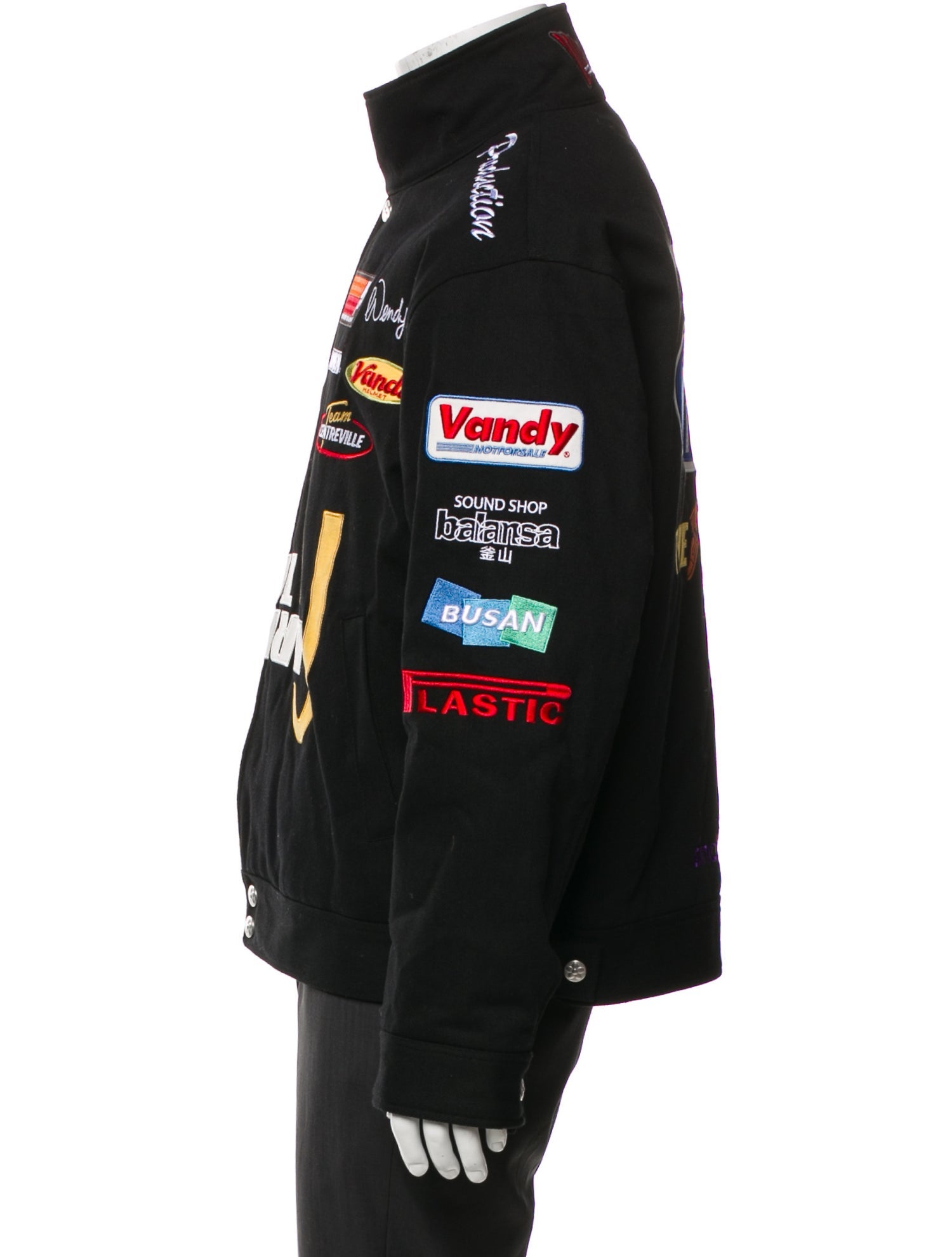 Vandy the Pink Wool Graphic Print Jacket