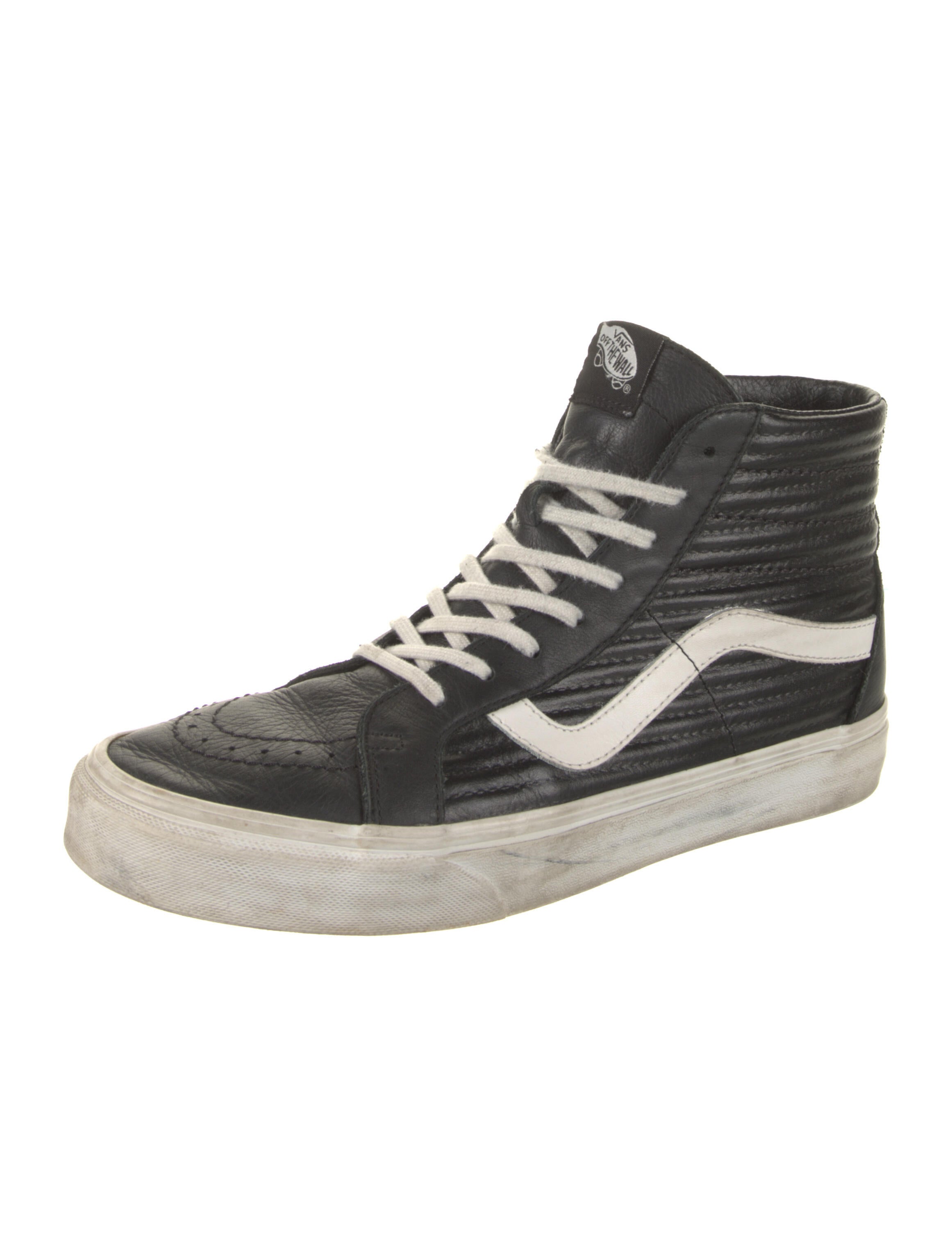 Vans Leather Sneakers - White Sneakers, Shoes - WVANS21559 | The RealReal