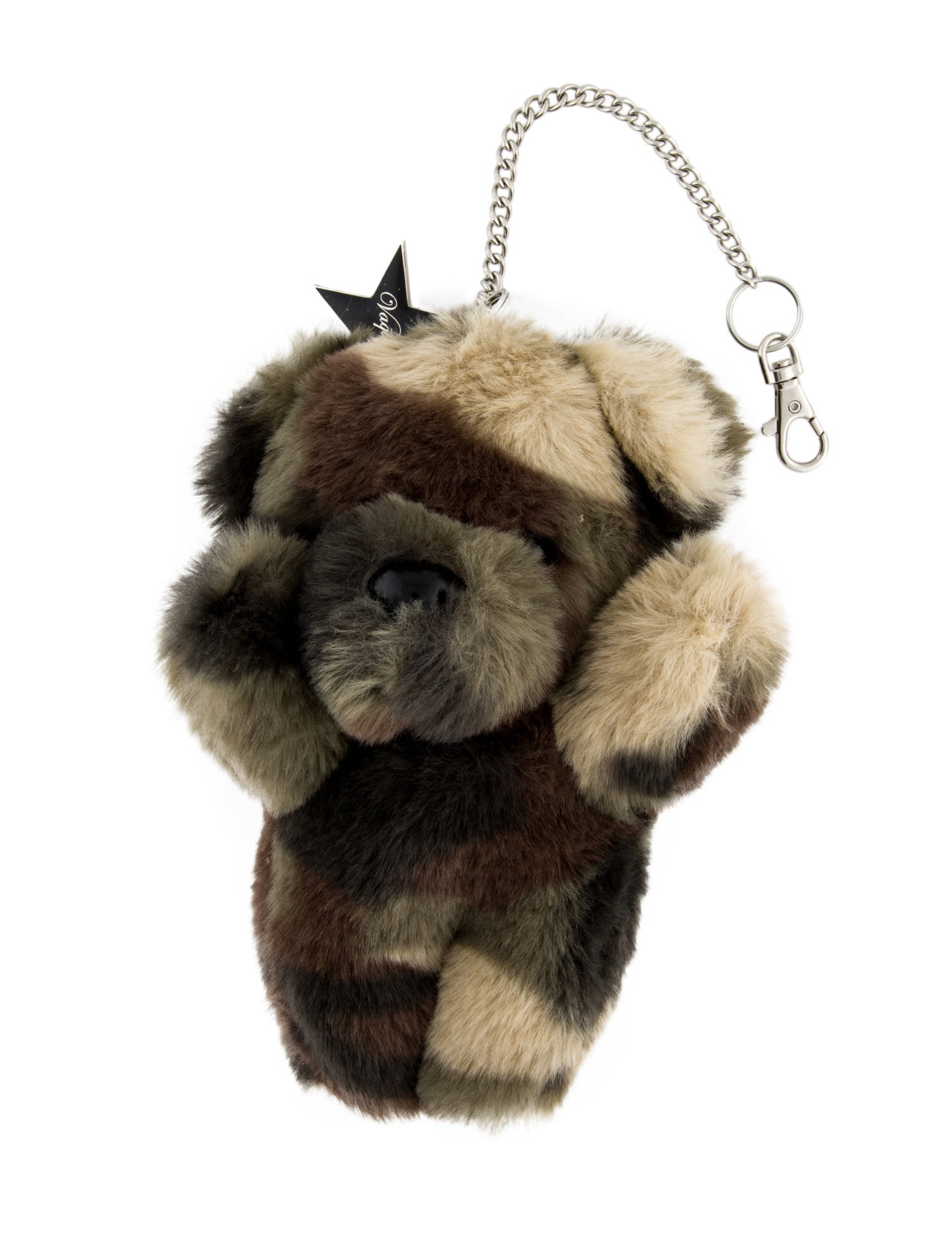 Vaquera Teddy Bear Camo Keychain - Green Keychains