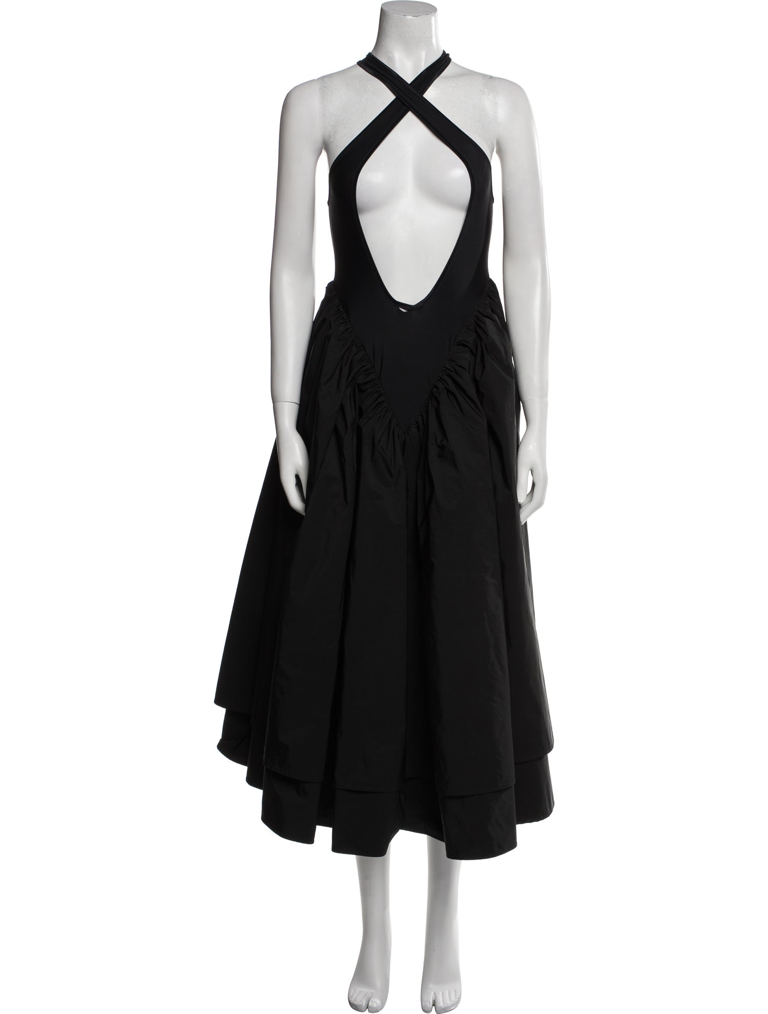 Vaquera Slingshot Pinafore Midi Length Skirt