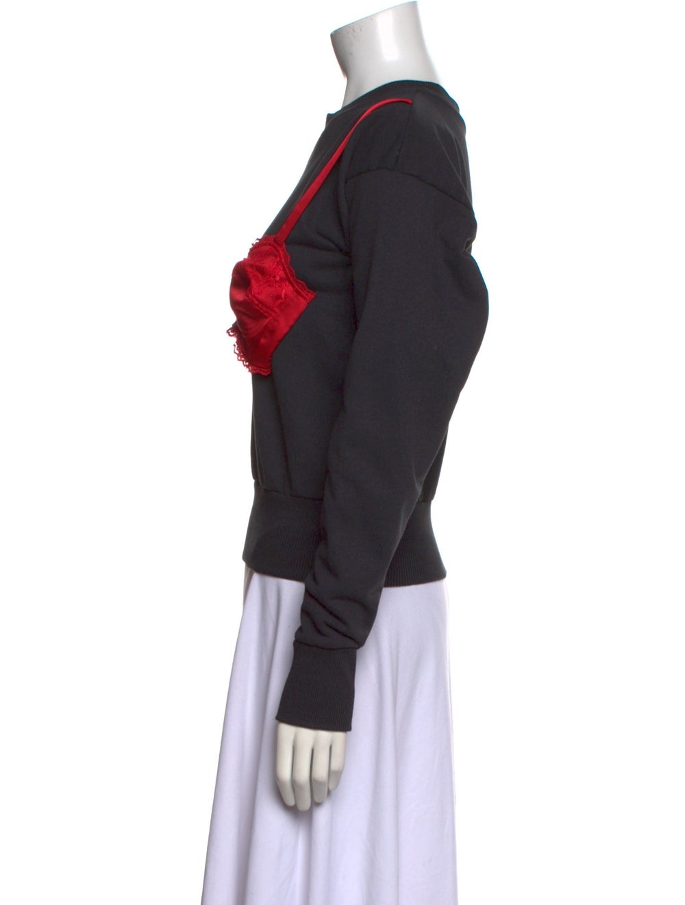 Vaquera Colorblock Pattern Crew Neck Sweatshirt - image 2