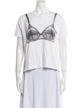 Vaquera Graphic Print V-Neck T-Shirt