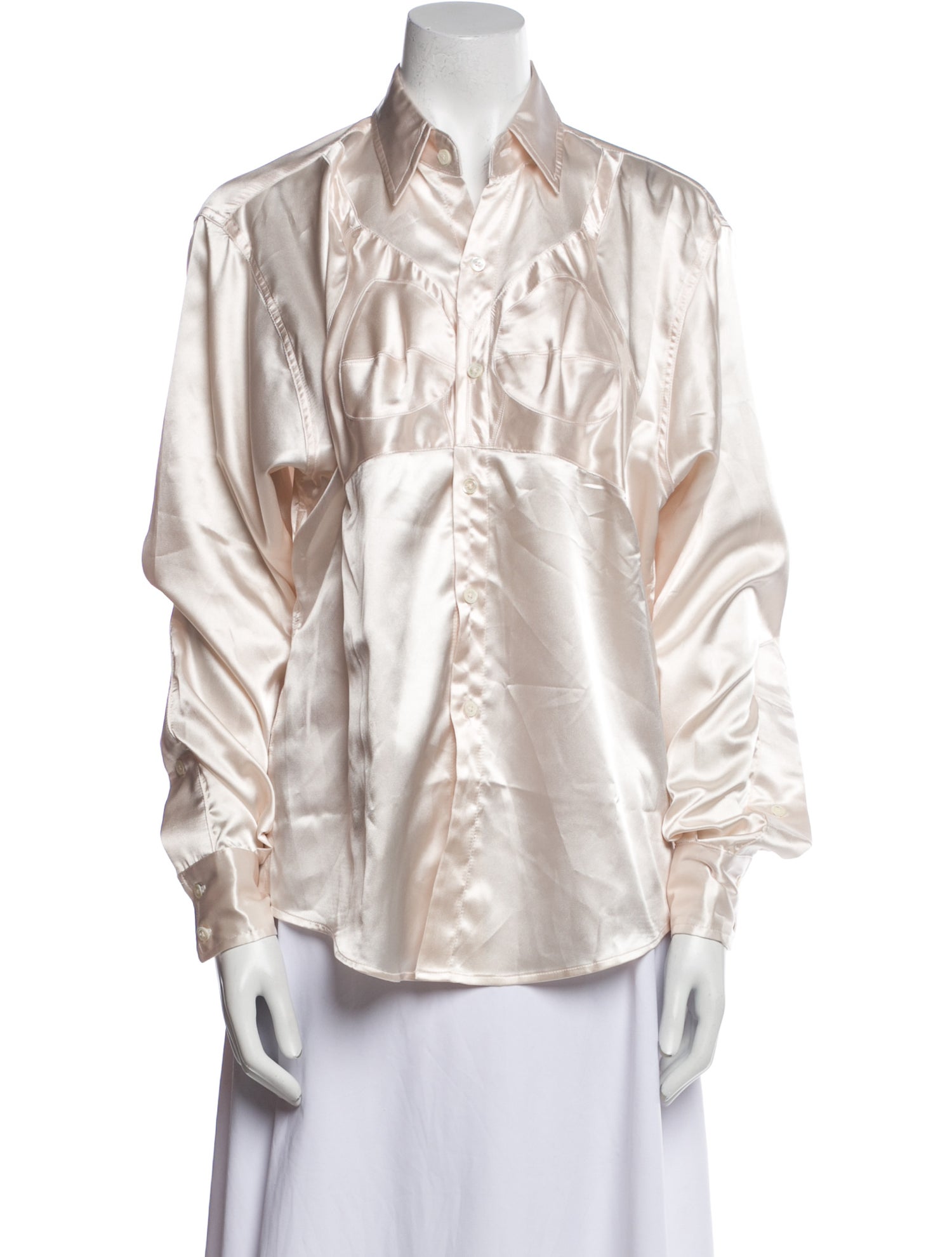 Vaquera Long Sleeve Button-Up Top