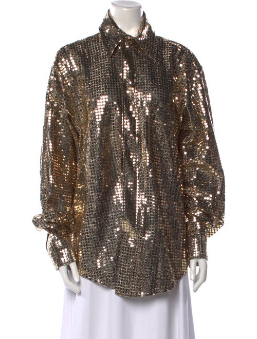 Vaquera Long Sleeve Button-Up Top