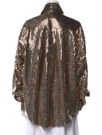 Vaquera Long Sleeve Button-Up Top