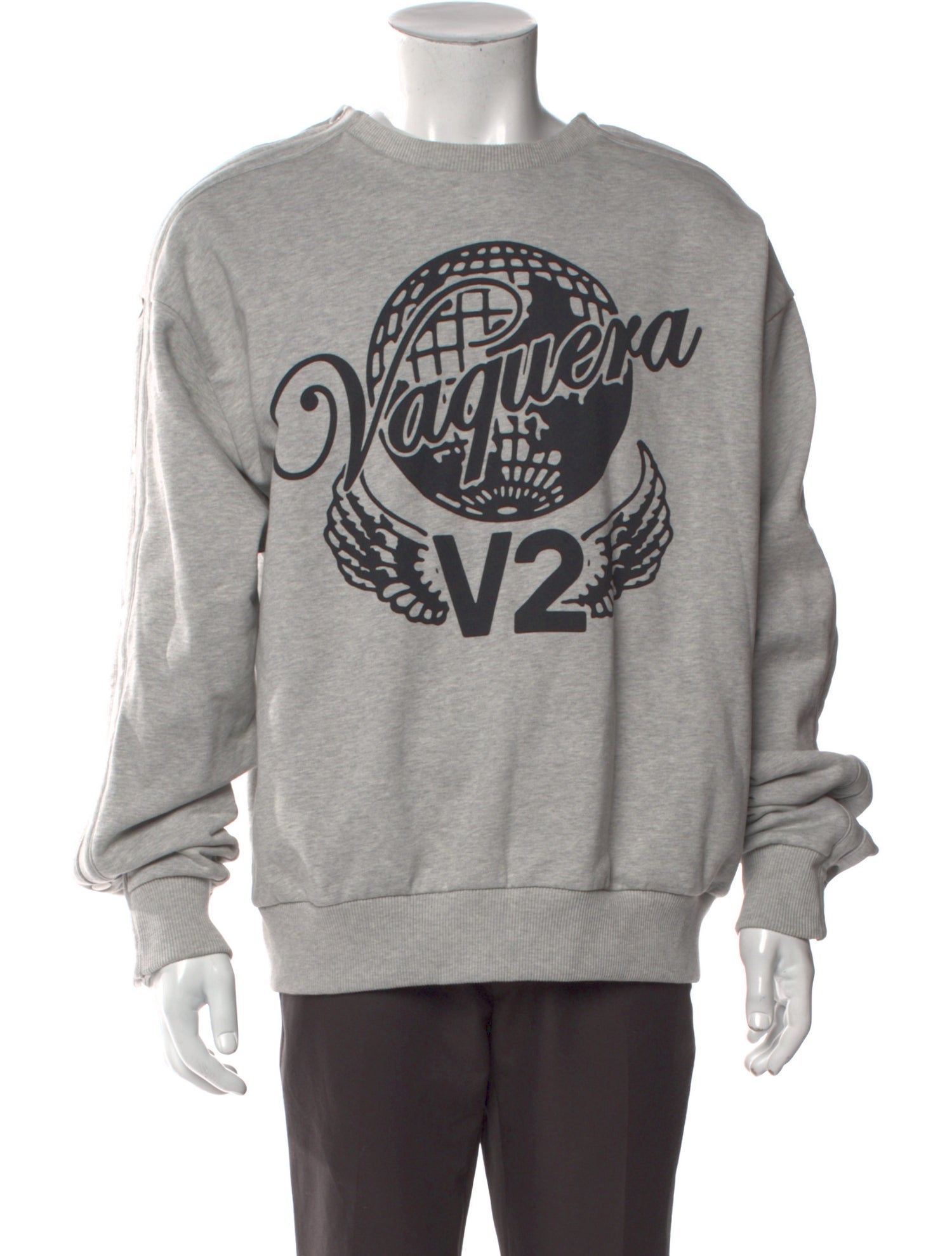 Vaquera Graphic Print Crew Neck Pullover