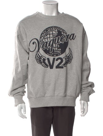 Vaquera Graphic Print Crew Neck Pullover