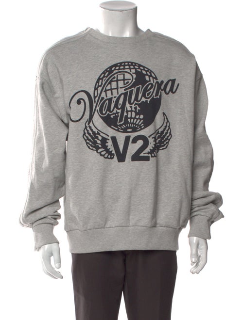 Vaquera Graphic Print Crew Neck Pullover