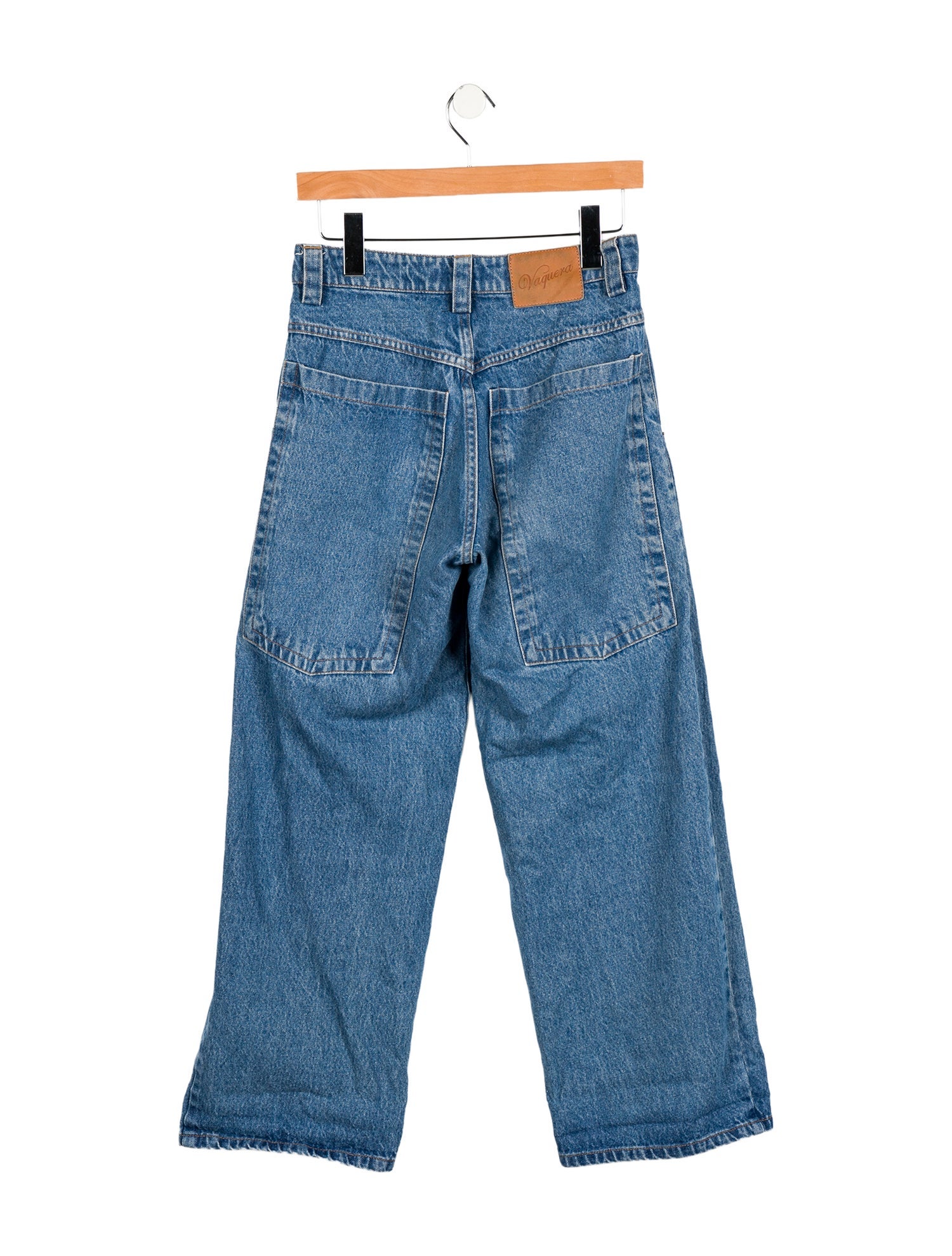 Vaquera High-Rise Wide Leg Jeans