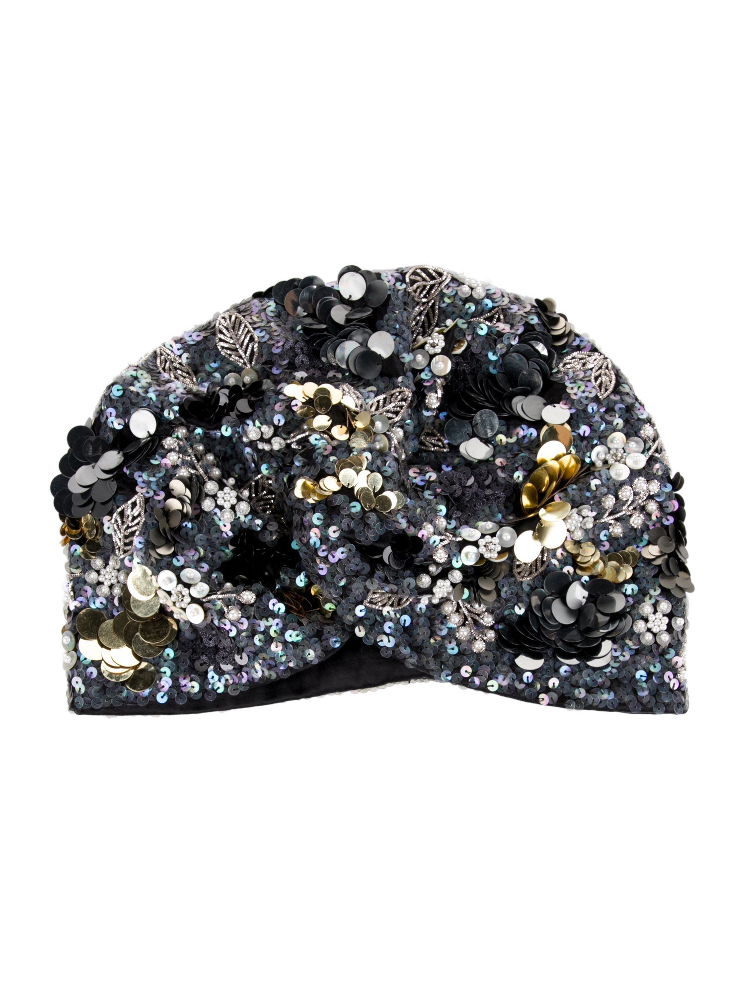 Maryjane Claverol sequin embellished hat
