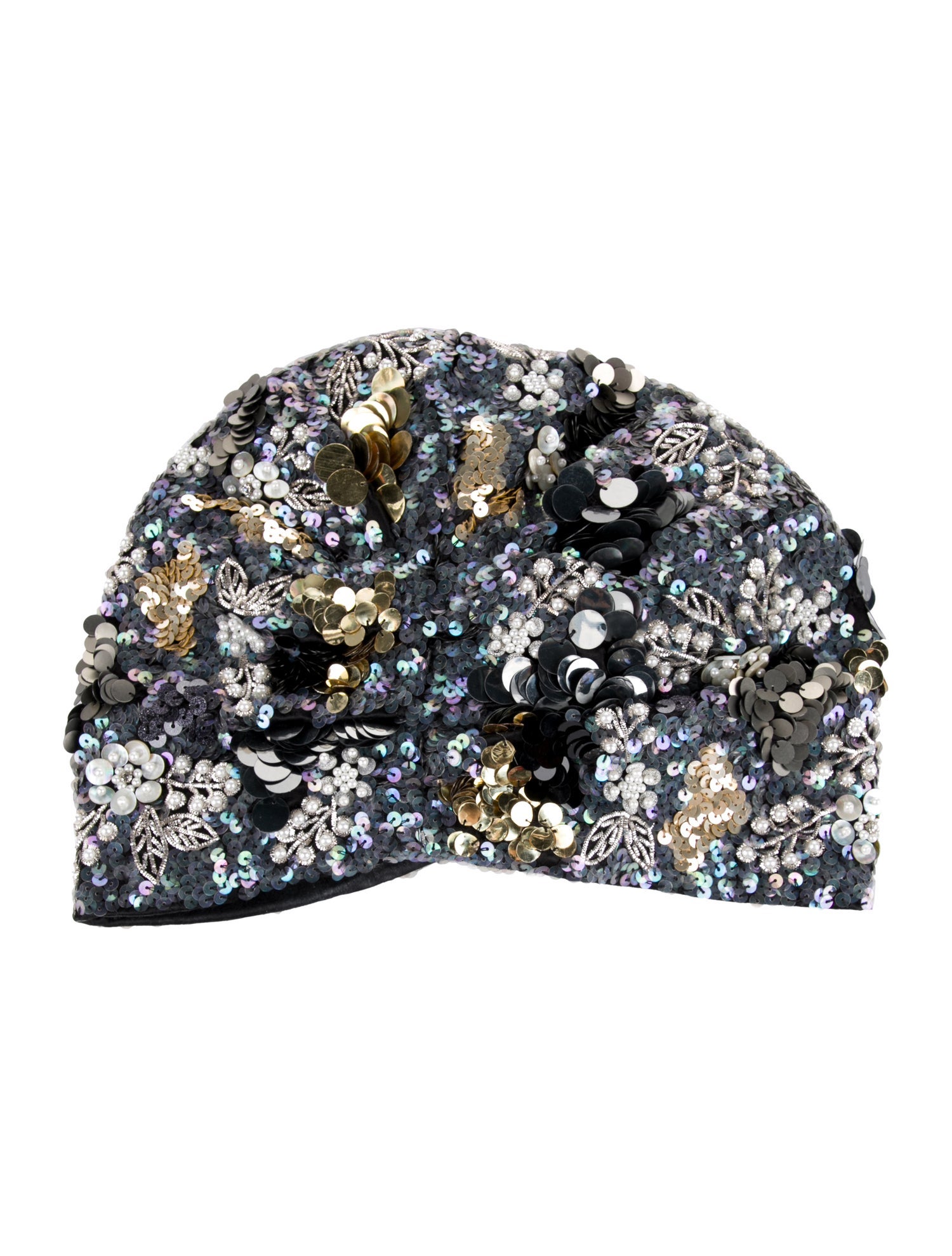 Maryjane Claverol sequin embellished hat