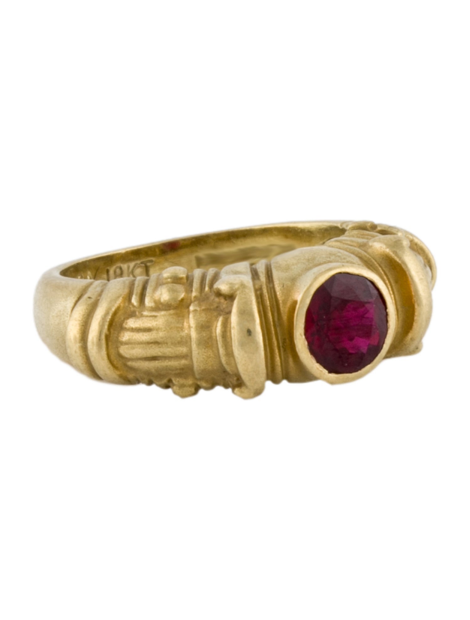 Vahe Naltchayan 18K Ruby Cocktail Ring