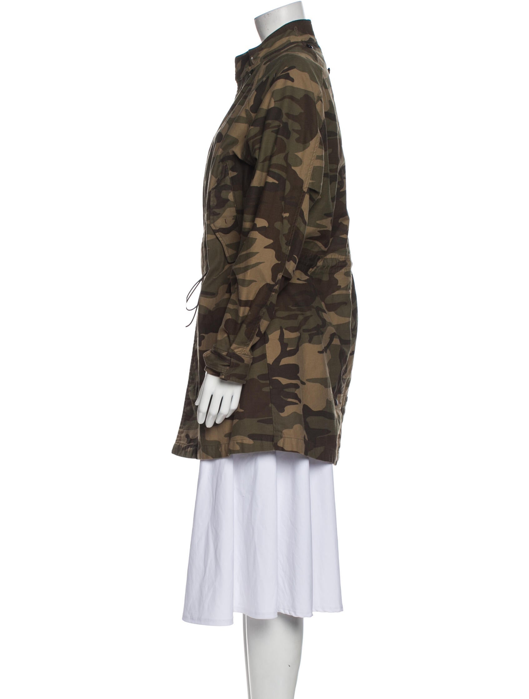 Vis A Vis Camouflage Print Parka