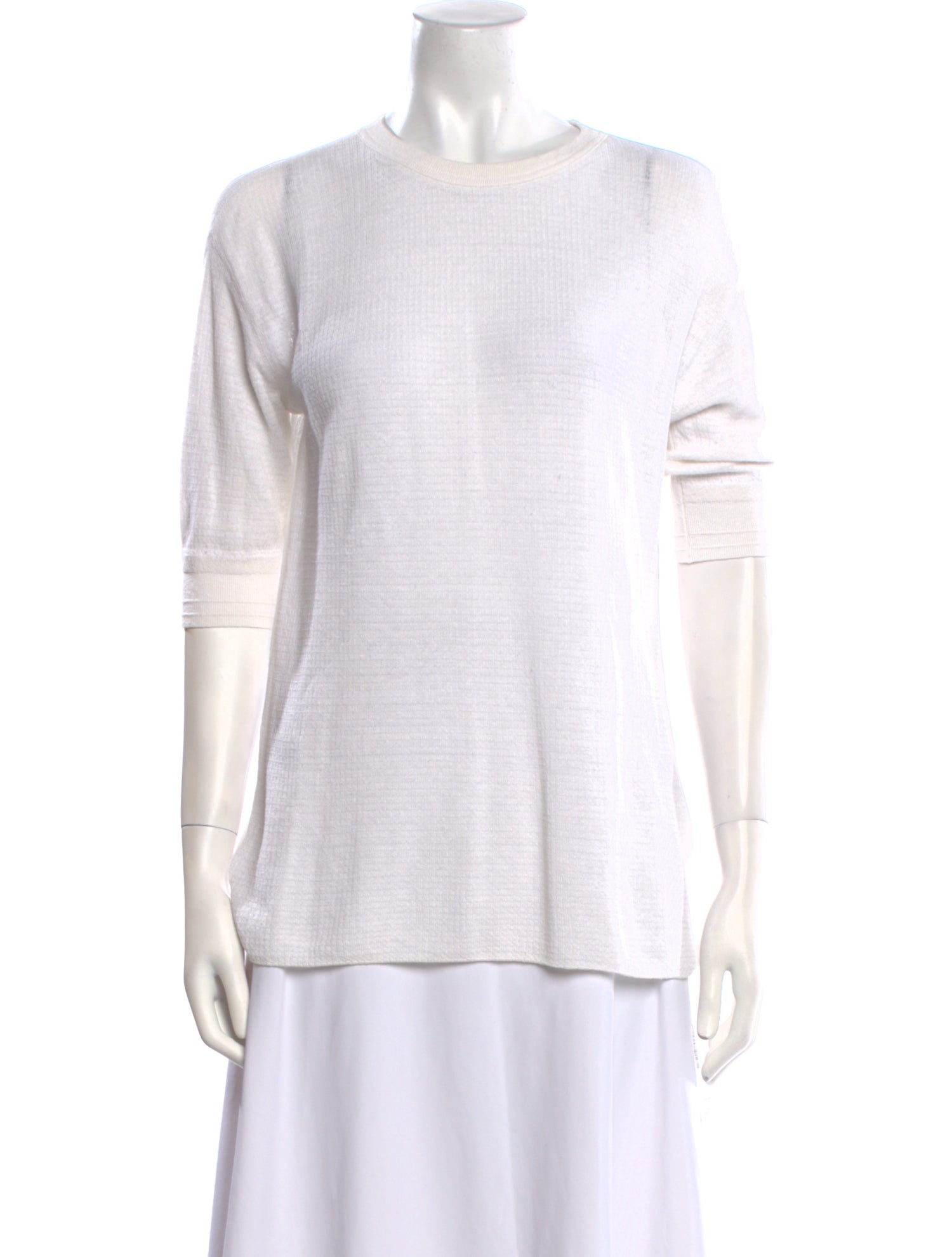 Vis A Vis Linen Crew Neck T-Shirt