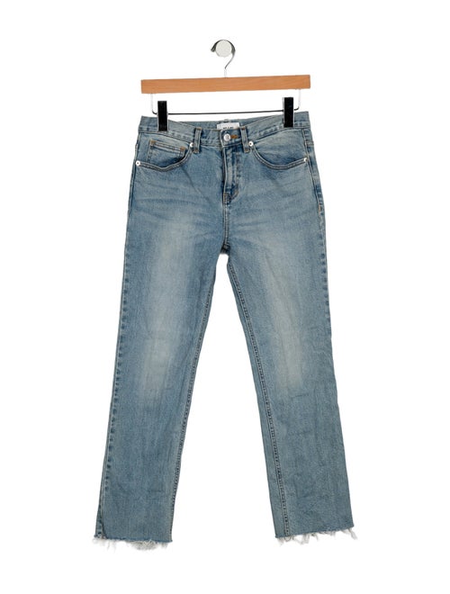Vis A Vis Mid-Rise Straight Leg Jeans