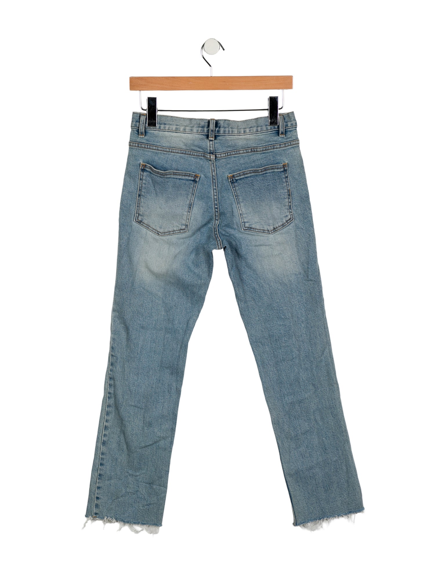 Vis A Vis Mid-Rise Straight Leg Jeans