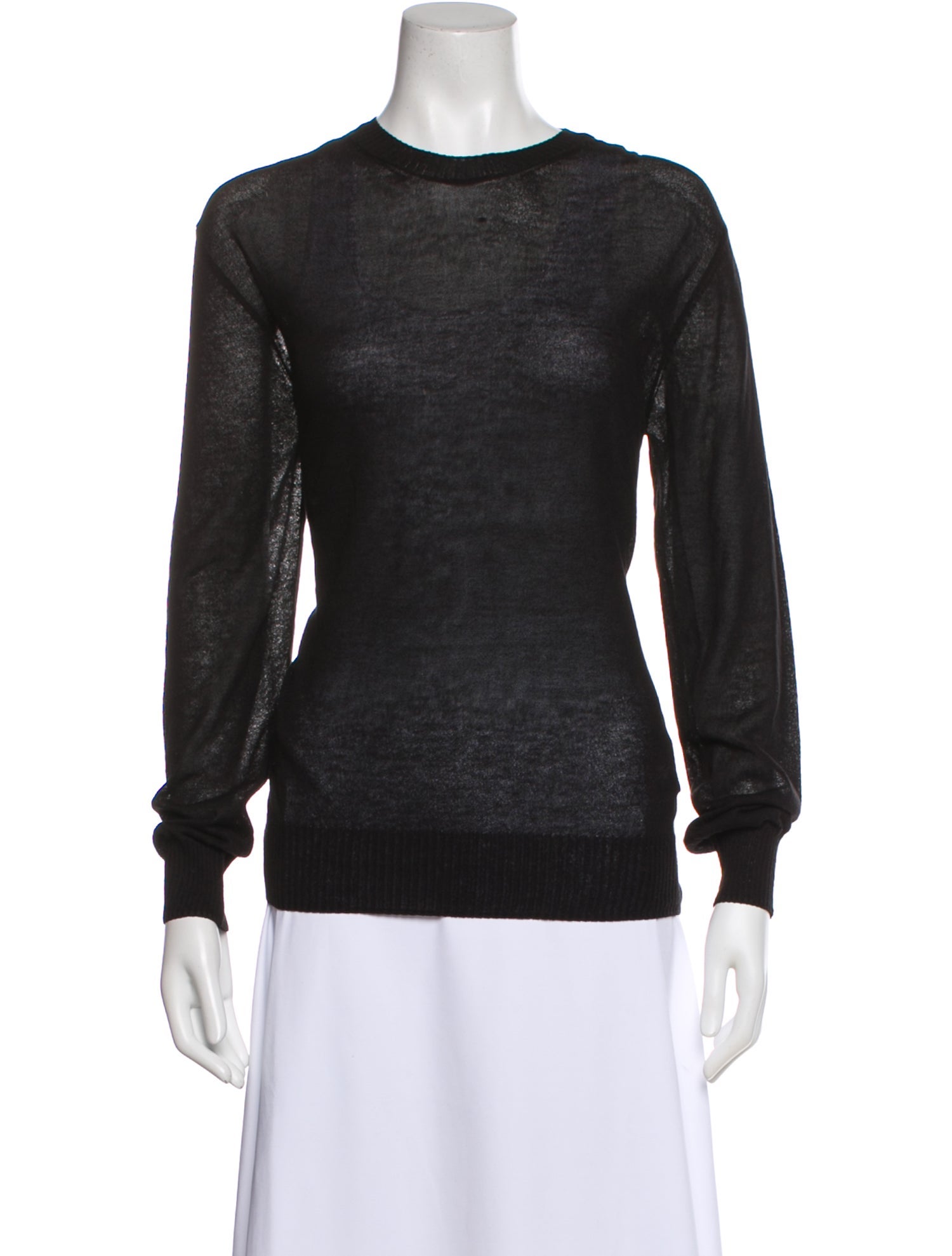 Vis A Vis Crew Neck Long Sleeve Top