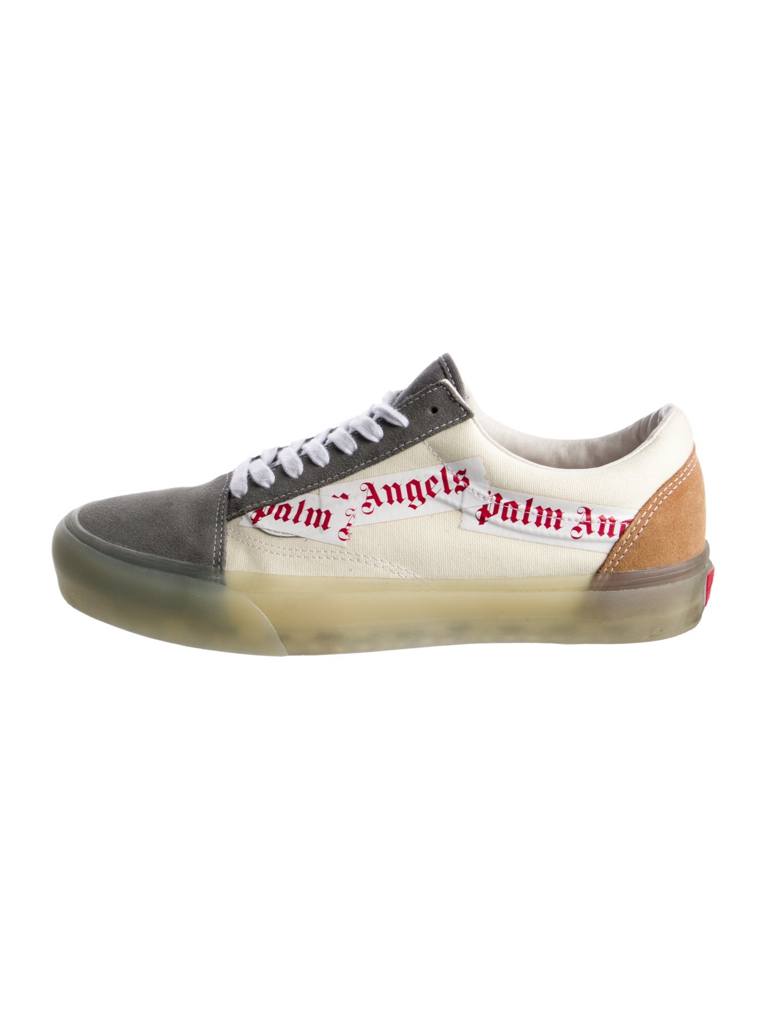 Vans x Palm Angels Suede Colorblock Pattern Sneakers