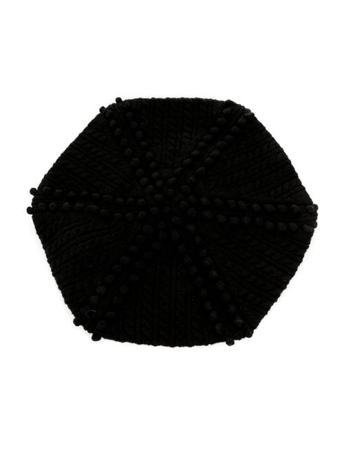 Vanessa Bruno Athé Wool Knit Beret w/ Tags Black