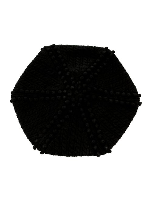 Vanessa Bruno Athé Wool Knit Beret w/ Tags Black