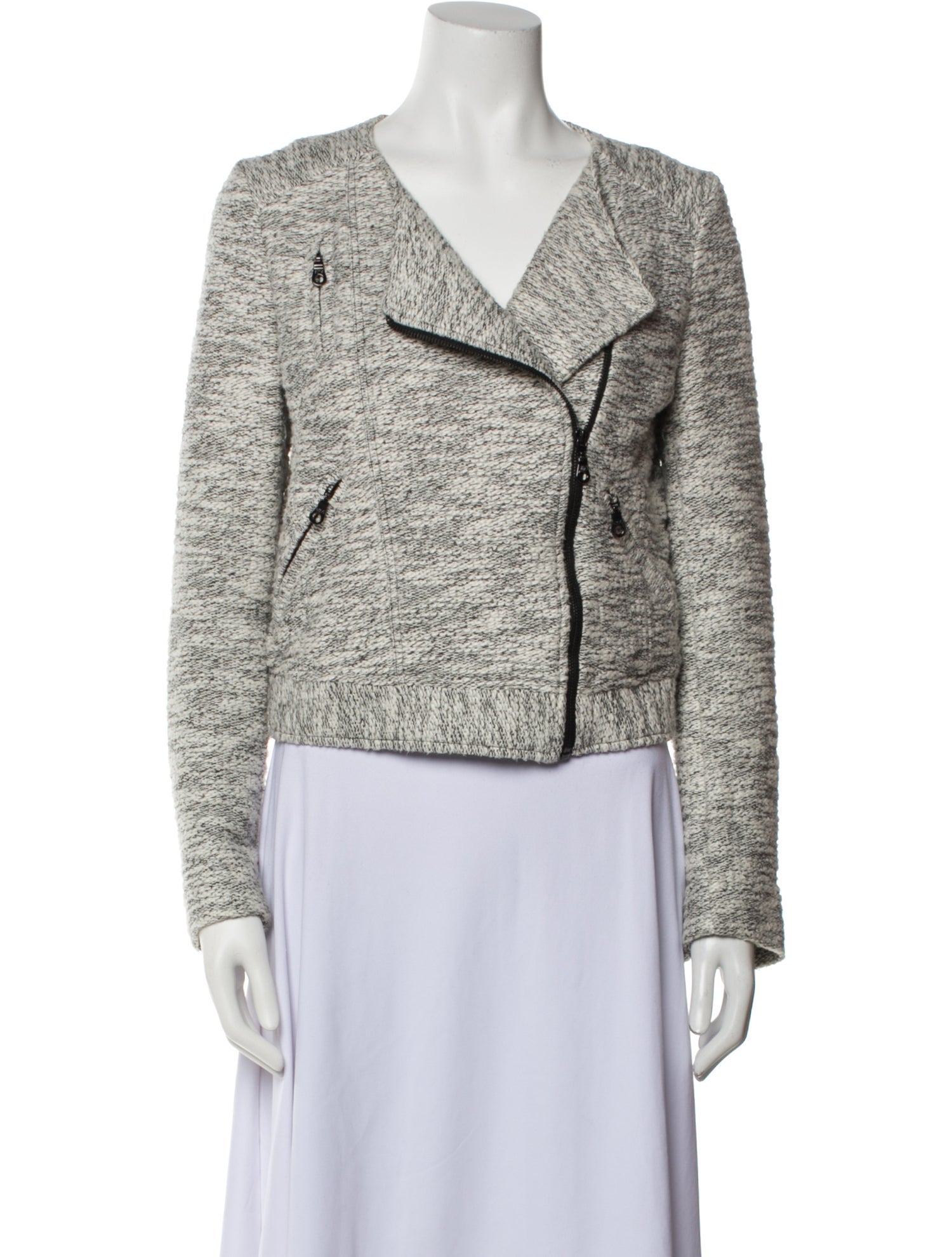 Vanessa Bruno Athé Tweed Pattern Evening Jacket