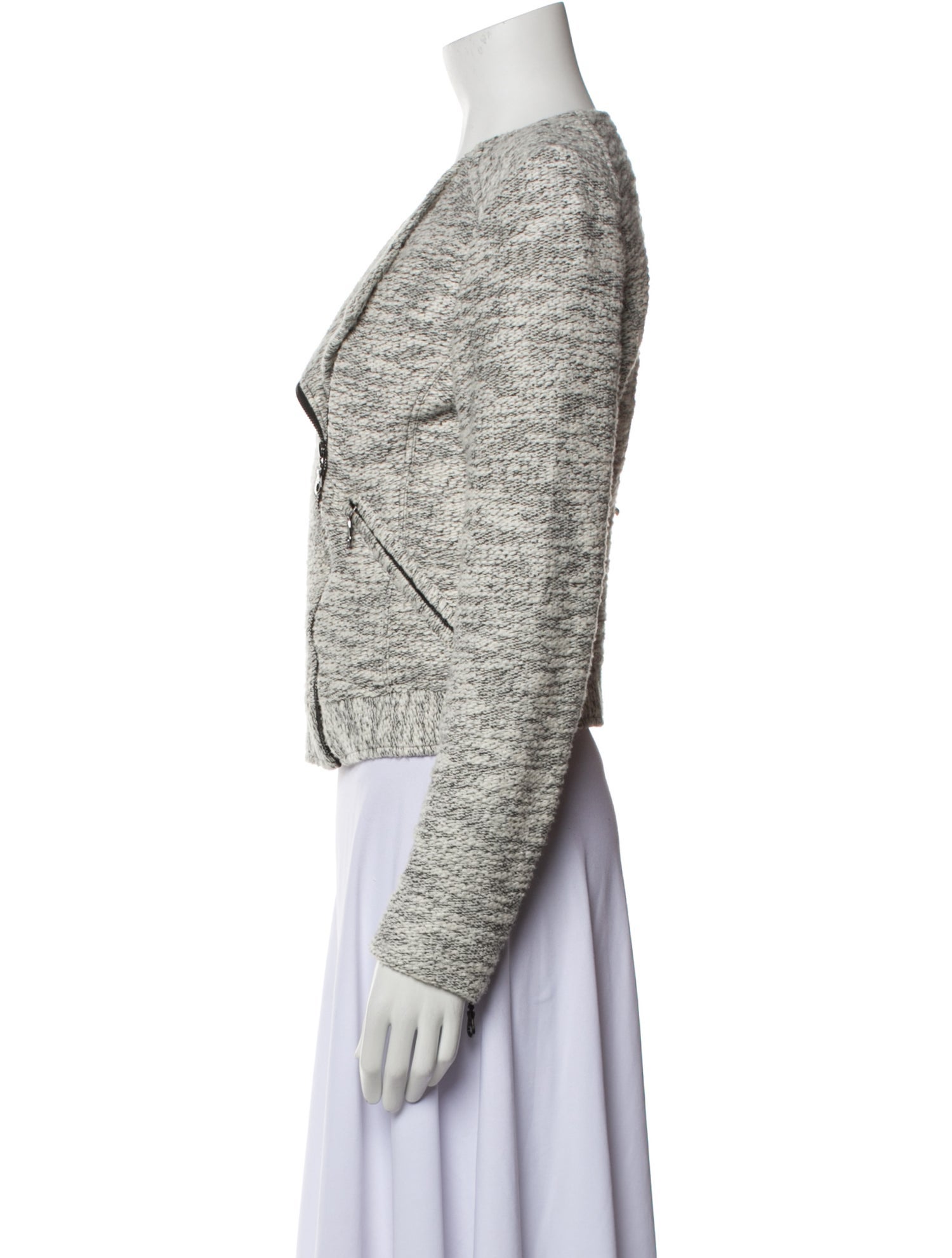 Vanessa Bruno Athé Tweed Pattern Evening Jacket