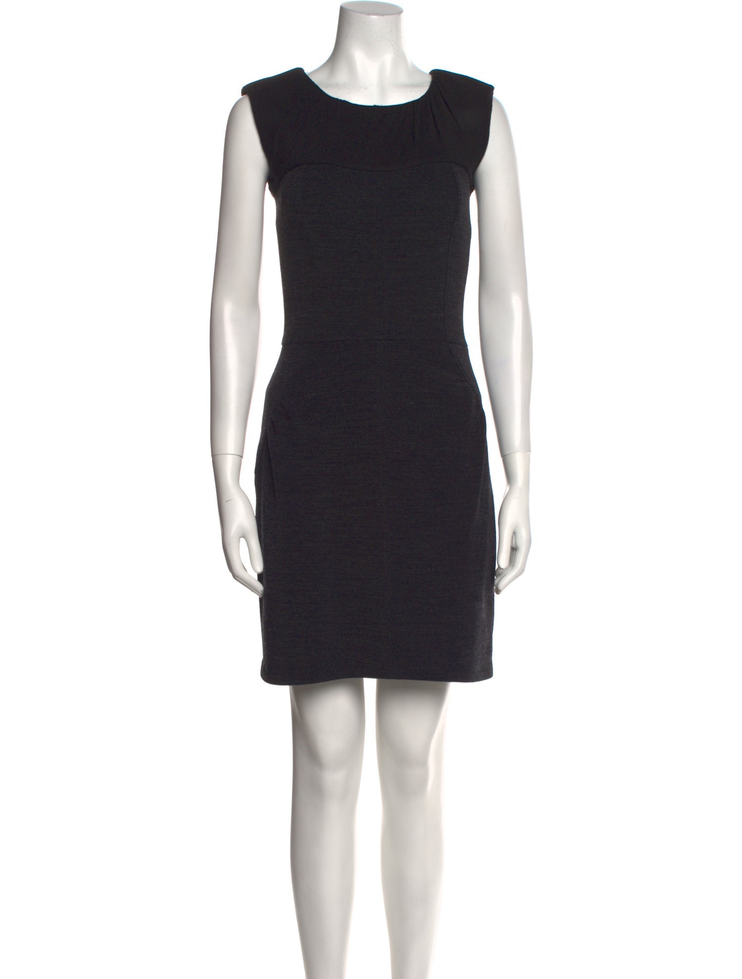Vanessa Bruno Athé Scoop Neck Mini Dress