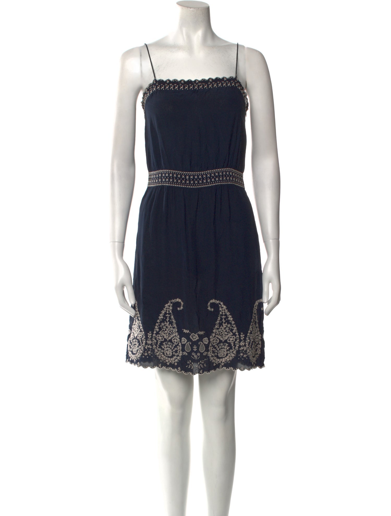 Vanessa Bruno Athé Square Neckline Mini Dress