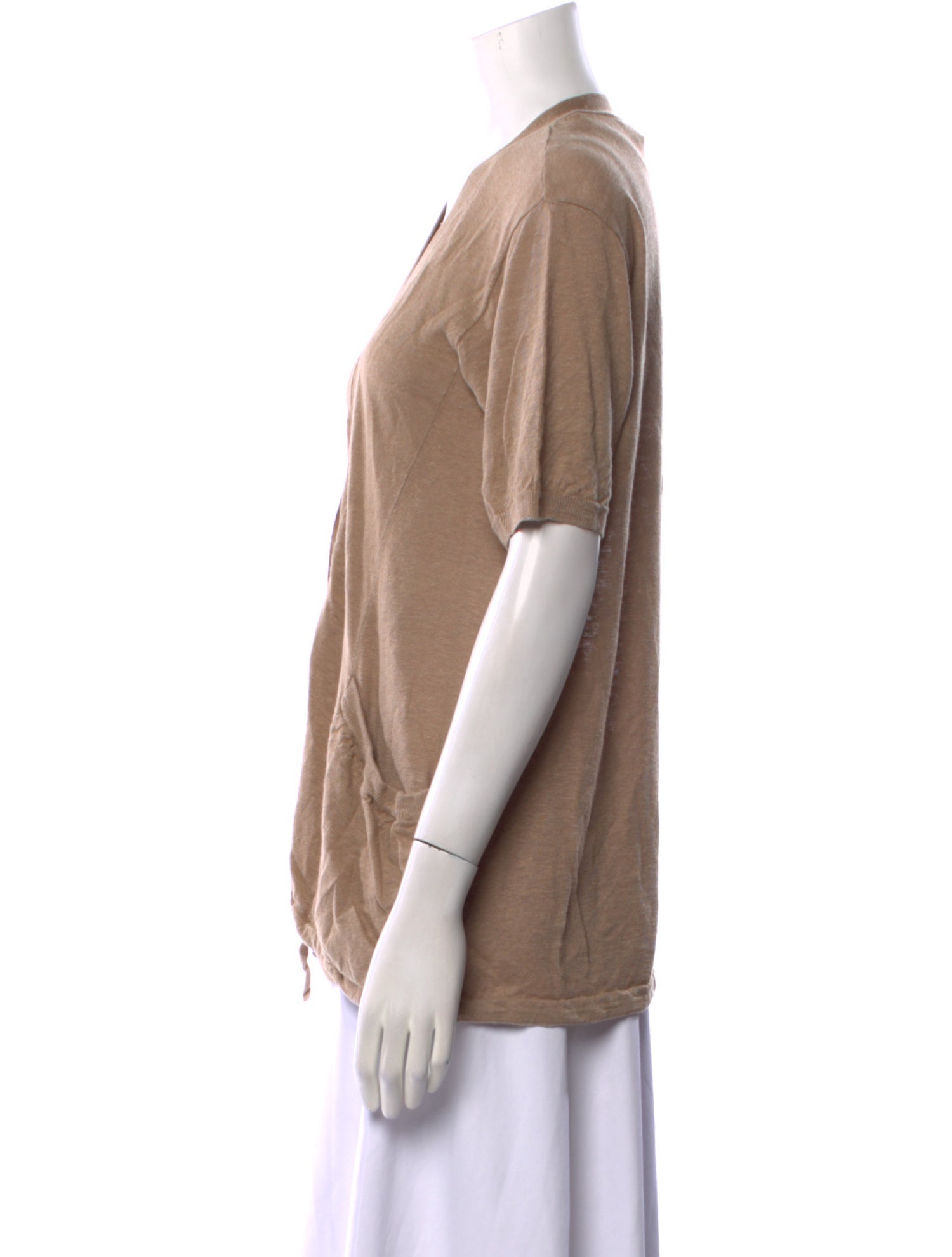 Vanessa Bruno Athé Linen V-Neck Sweater