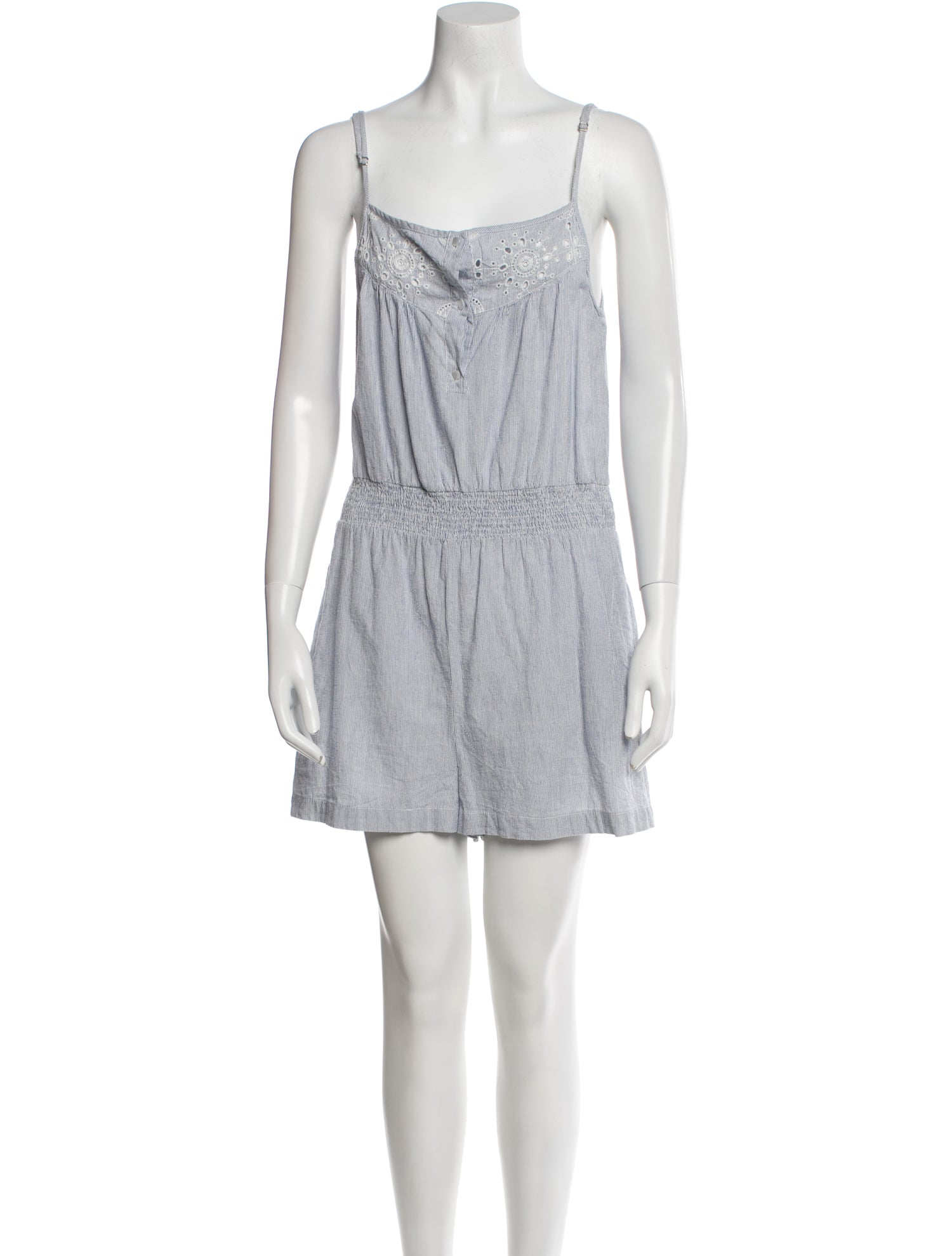 Vanessa Bruno Athé Square Neckline Romper