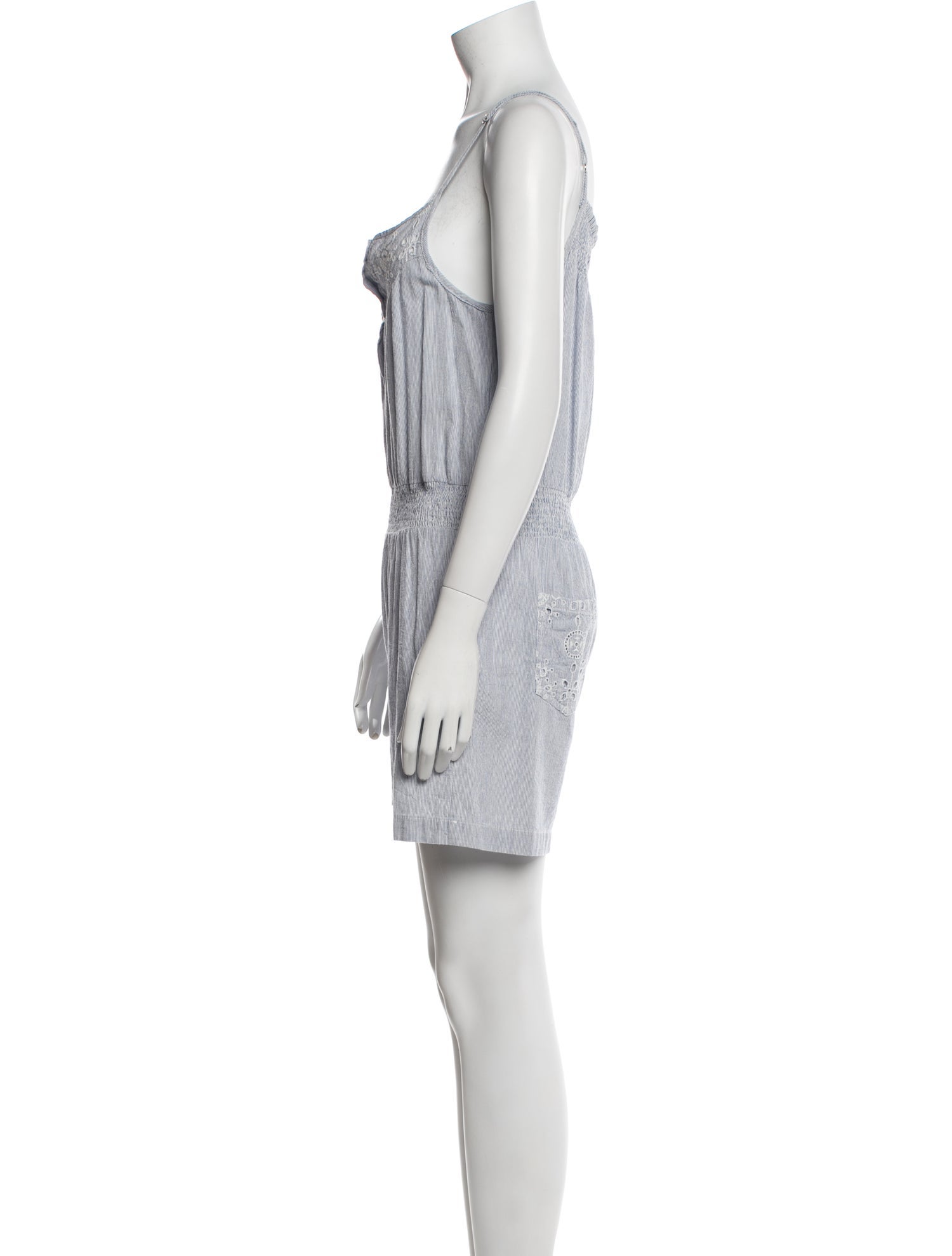 Vanessa Bruno Athé Square Neckline Romper