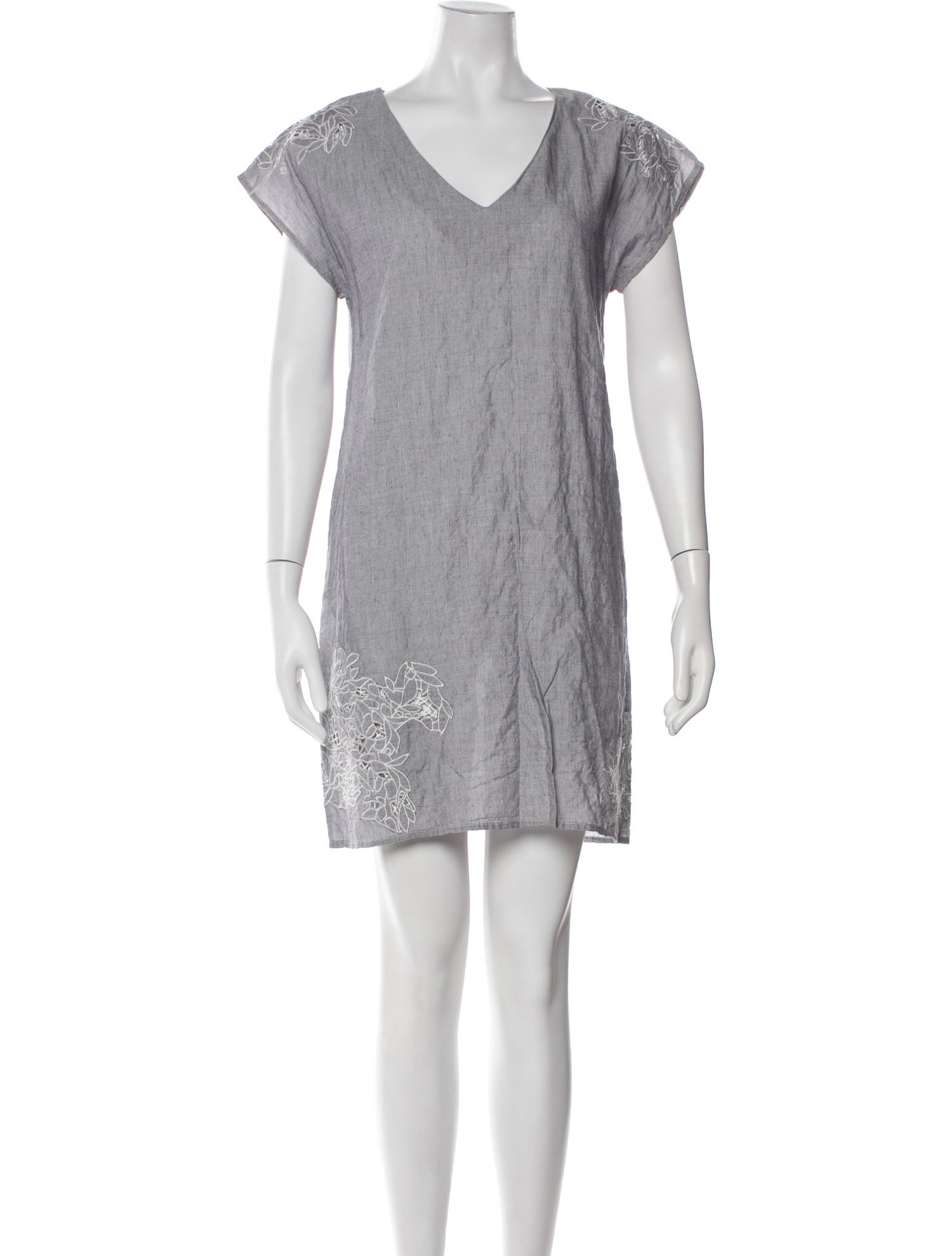 Vanessa Bruno Athé V-Neck Mini Dress