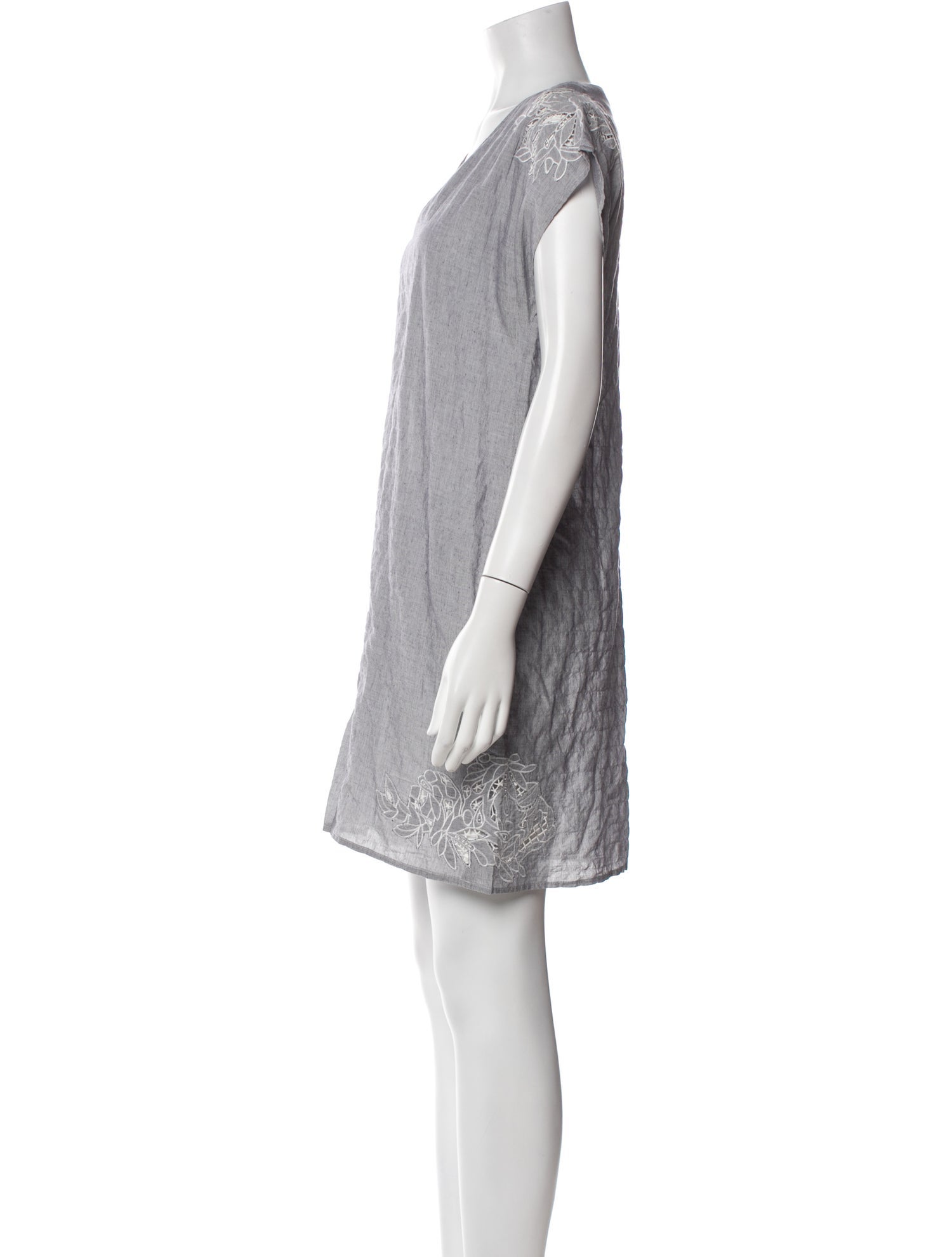 Vanessa Bruno Athé V-Neck Mini Dress