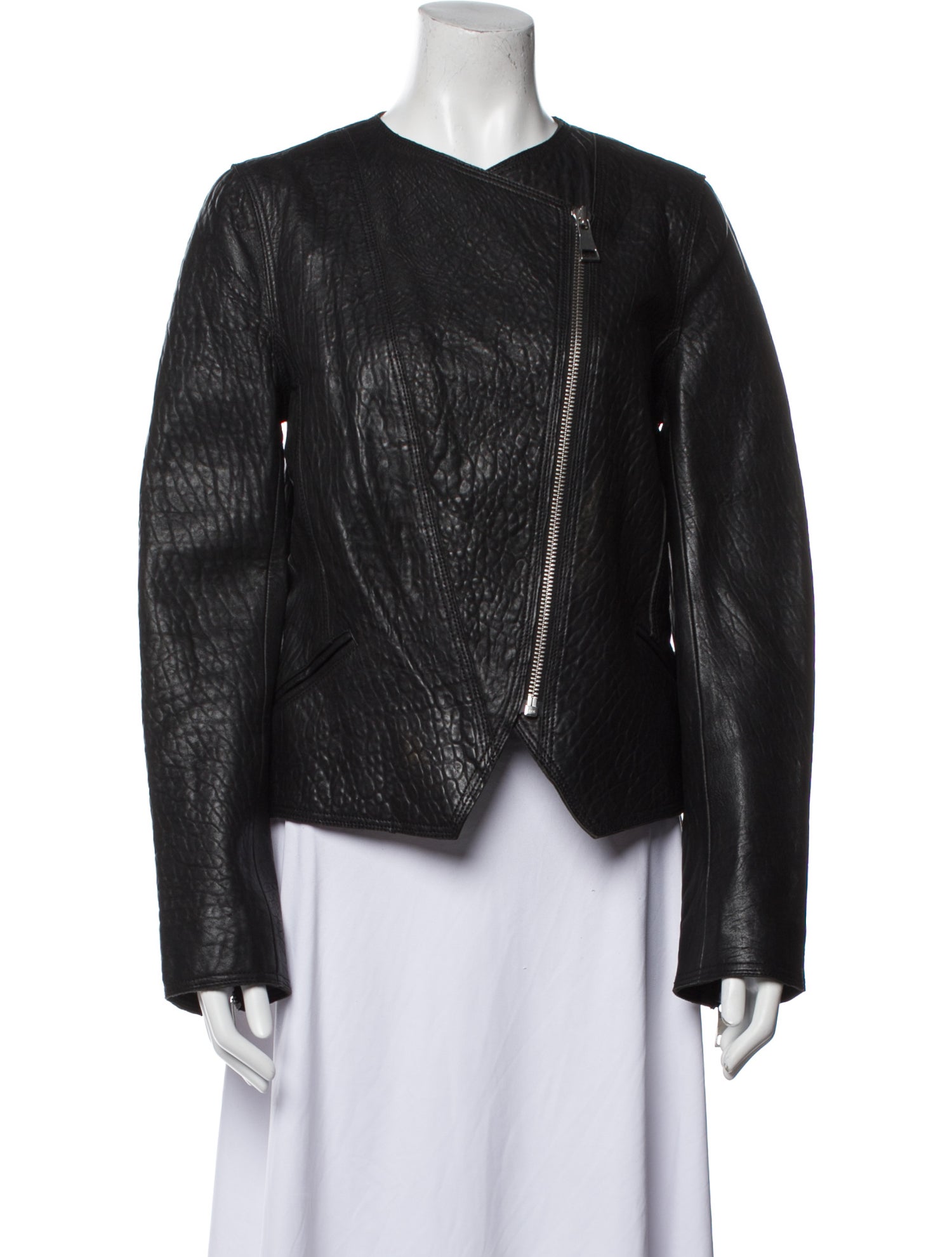 Vanessa Bruno Athé Leather Evening Jacket