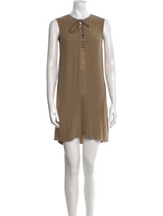 Vanessa Bruno Athé Crew Neck Mini Dress