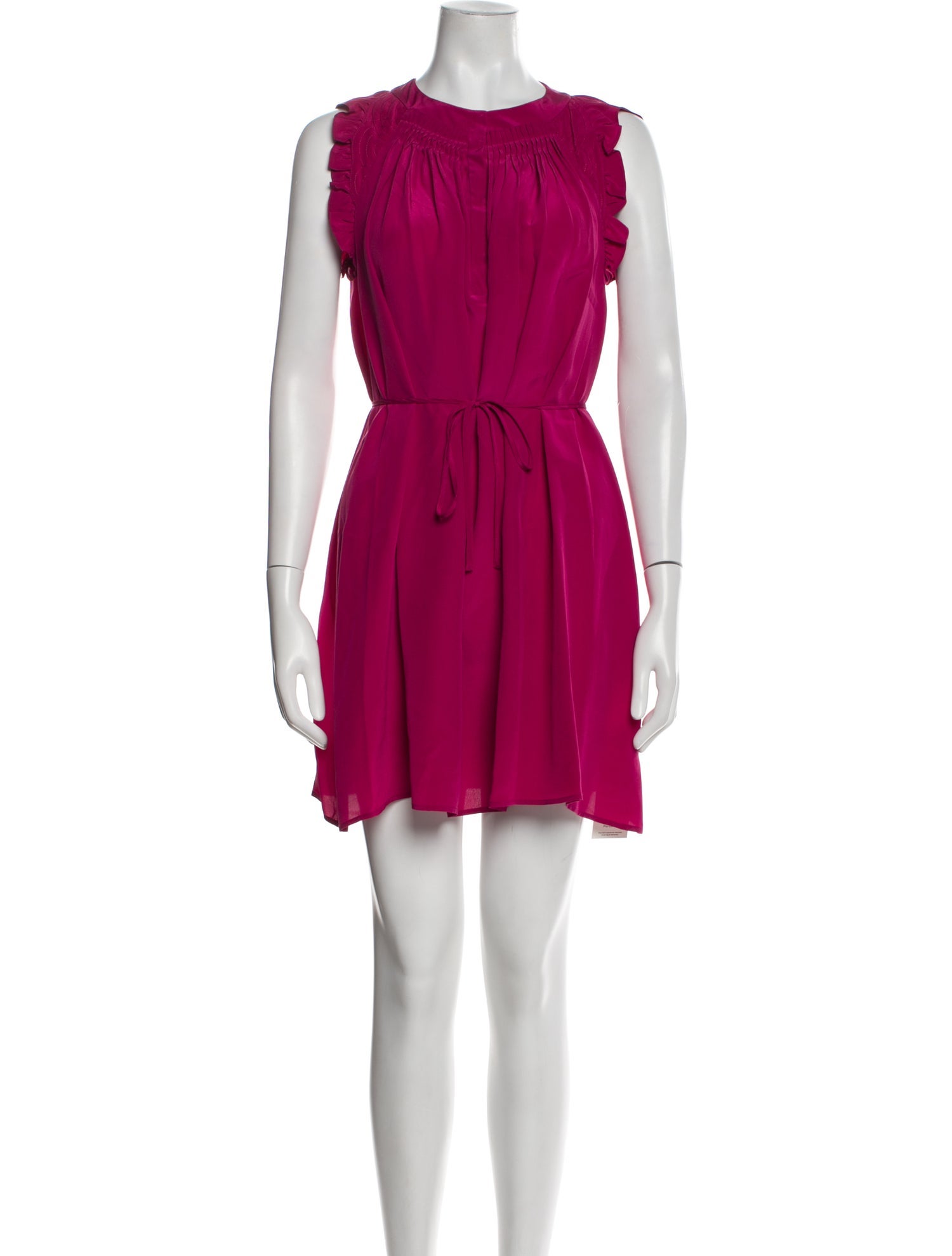 Vanessa Bruno Athé Silk Mini Dress