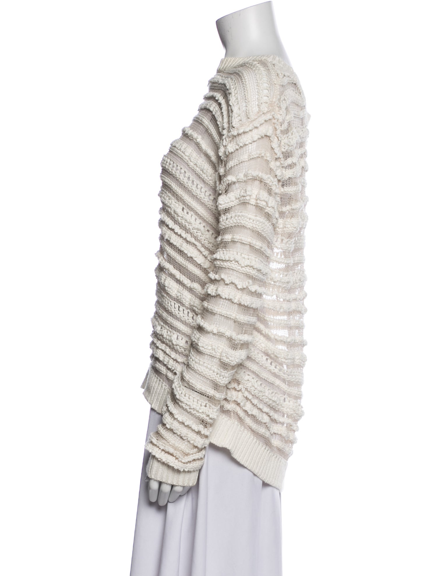 Vanessa Bruno Athé Striped Bateau Neckline Sweater