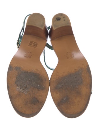 Vanessa Bruno Athé Leather Studded Accents Sandals